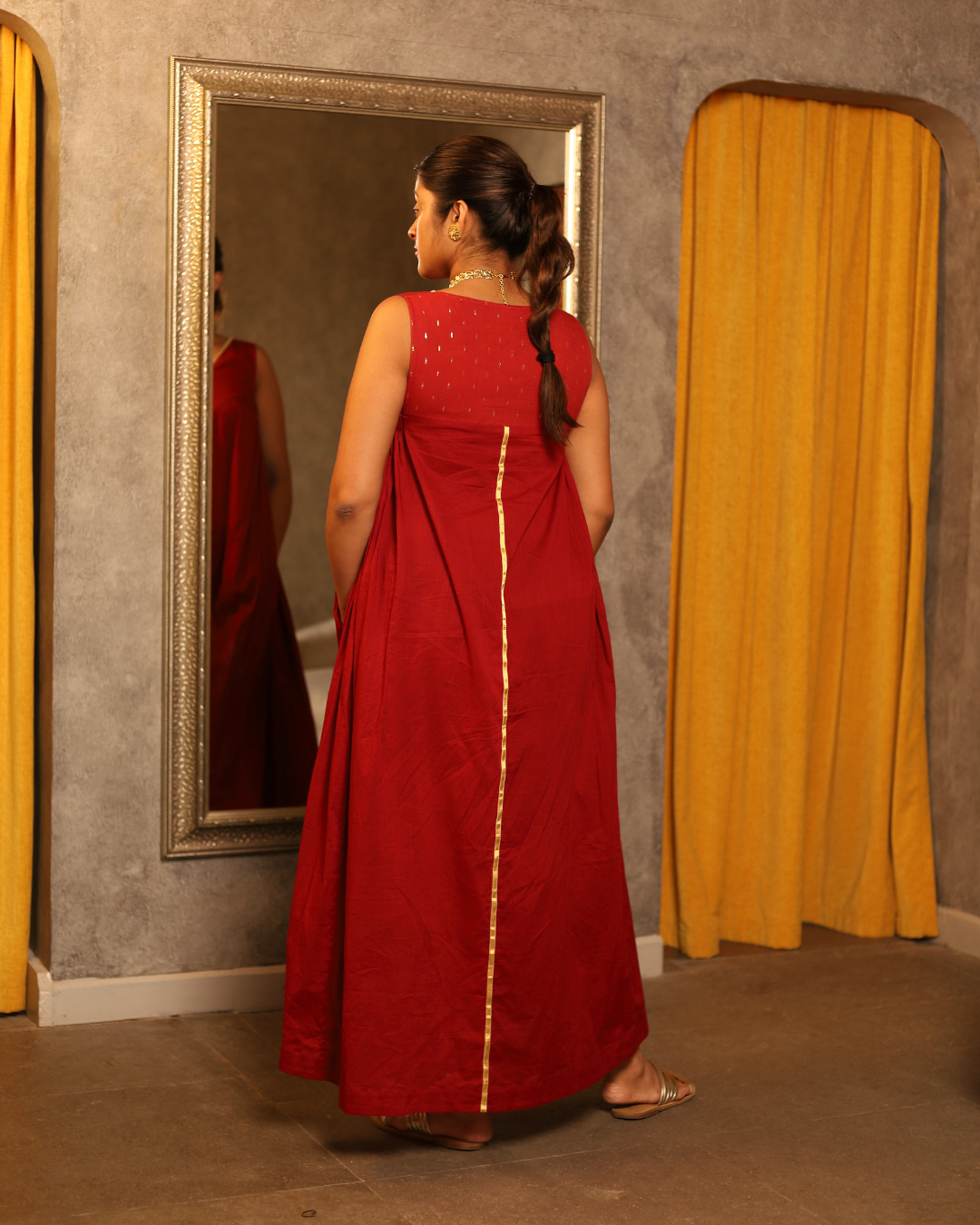 Kumkum Flared Dress