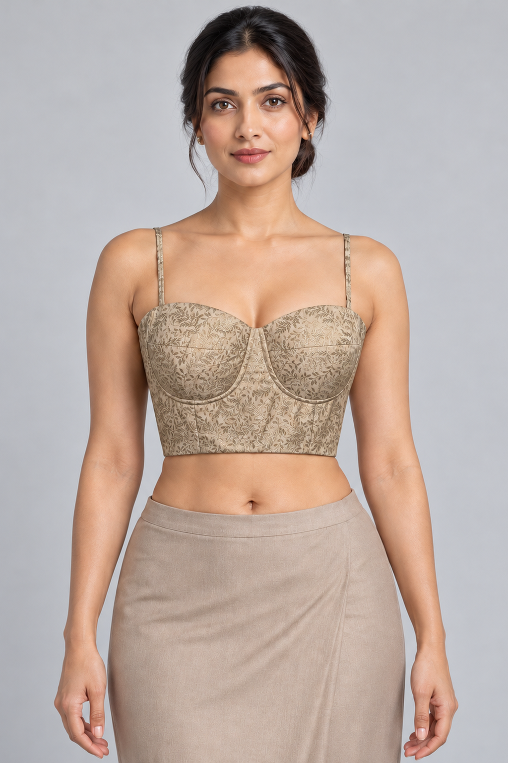 Golden Paisley Corset