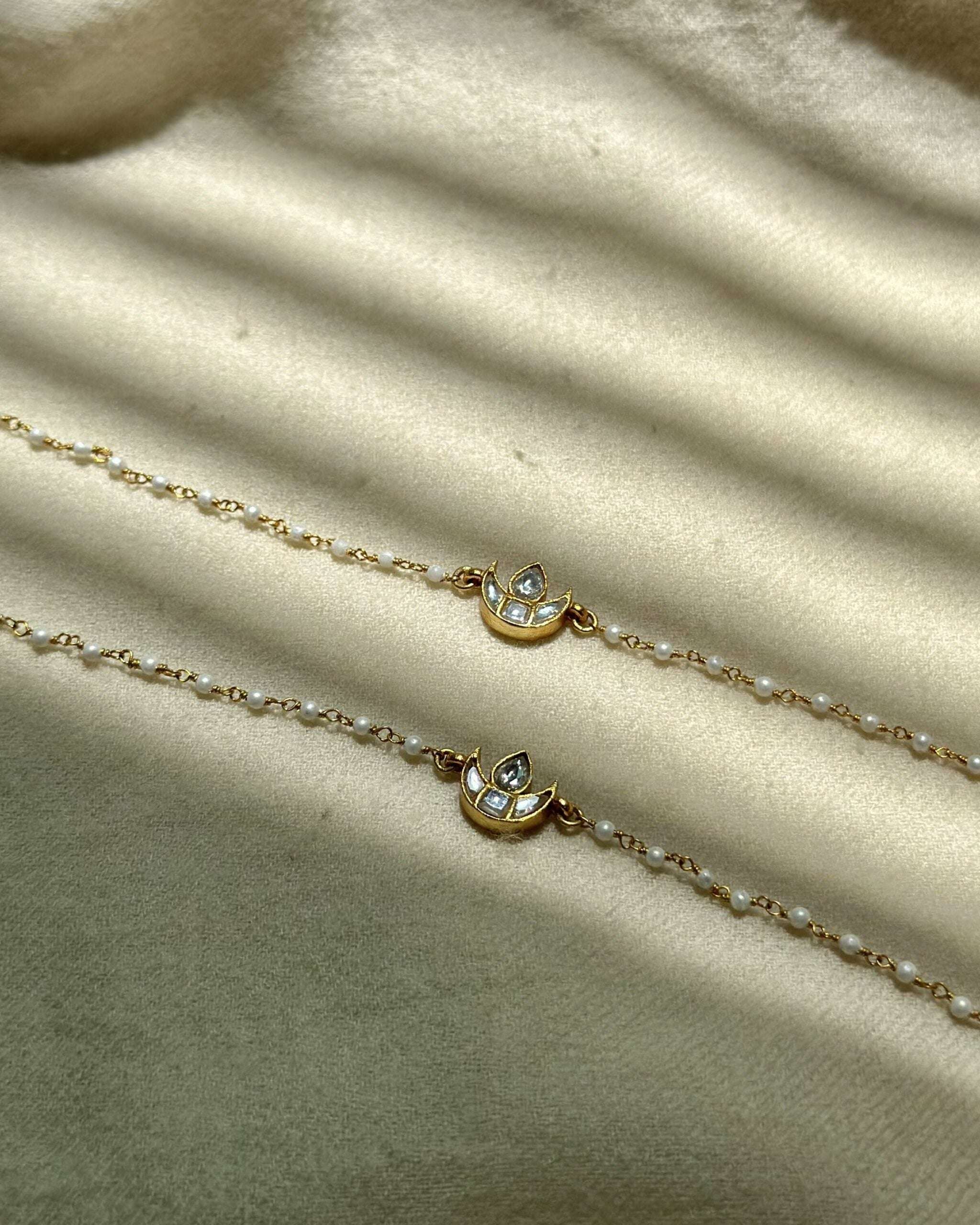 Chaand Pearl Anklet