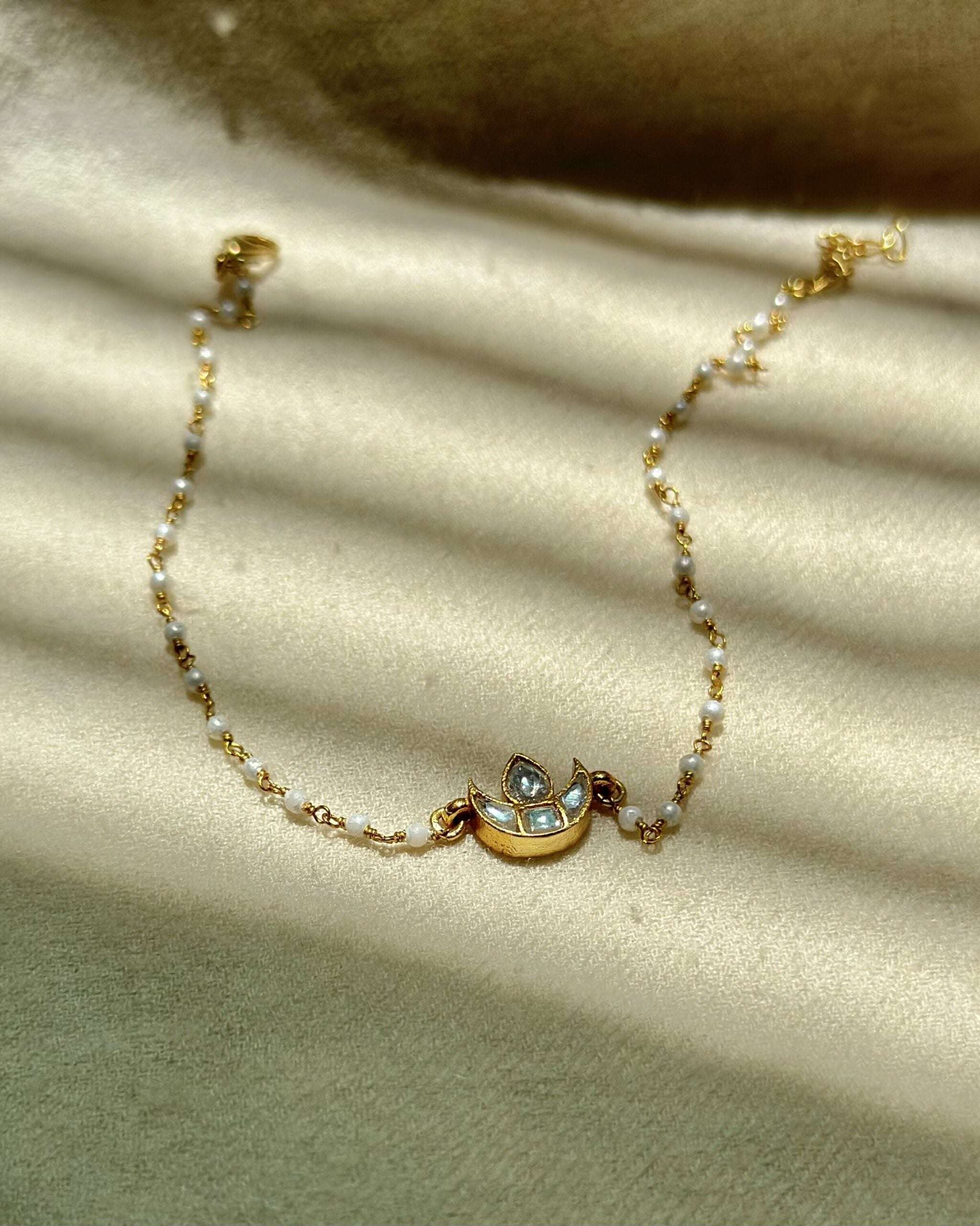 Chaand Pearl Anklet