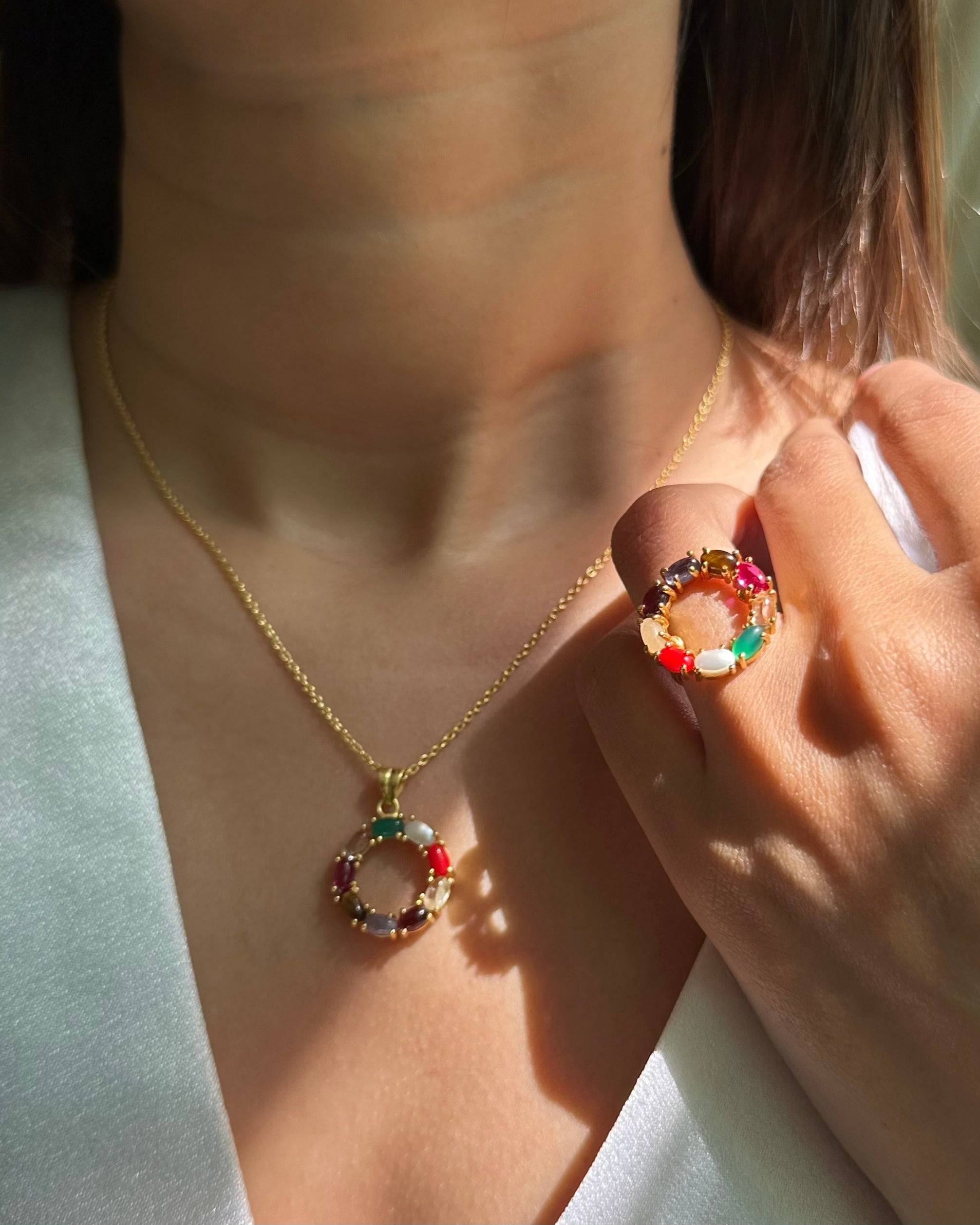 Navratna Pendant