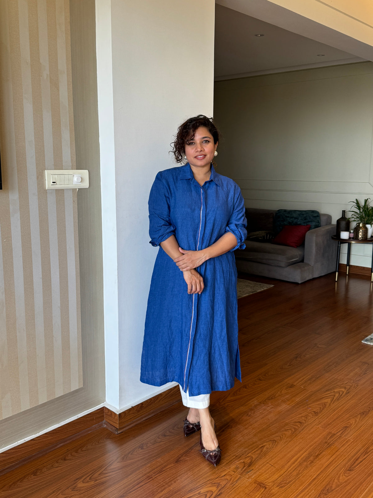 Elara Blue Tunic