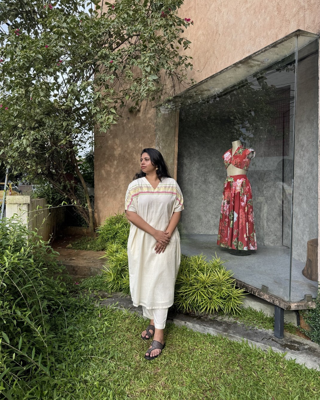 Raavya handloom cotton kaftan