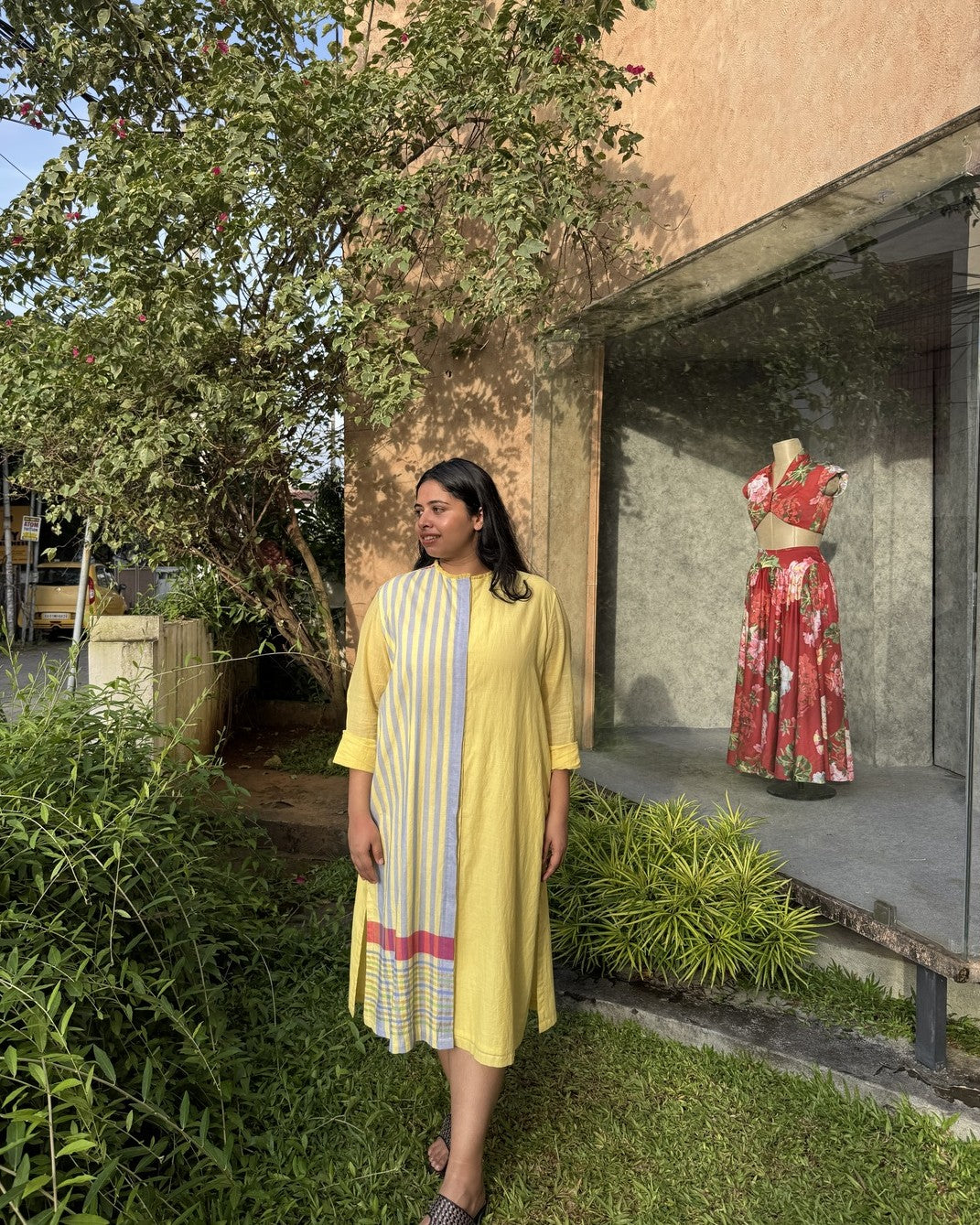 Manya handloom shirt dress