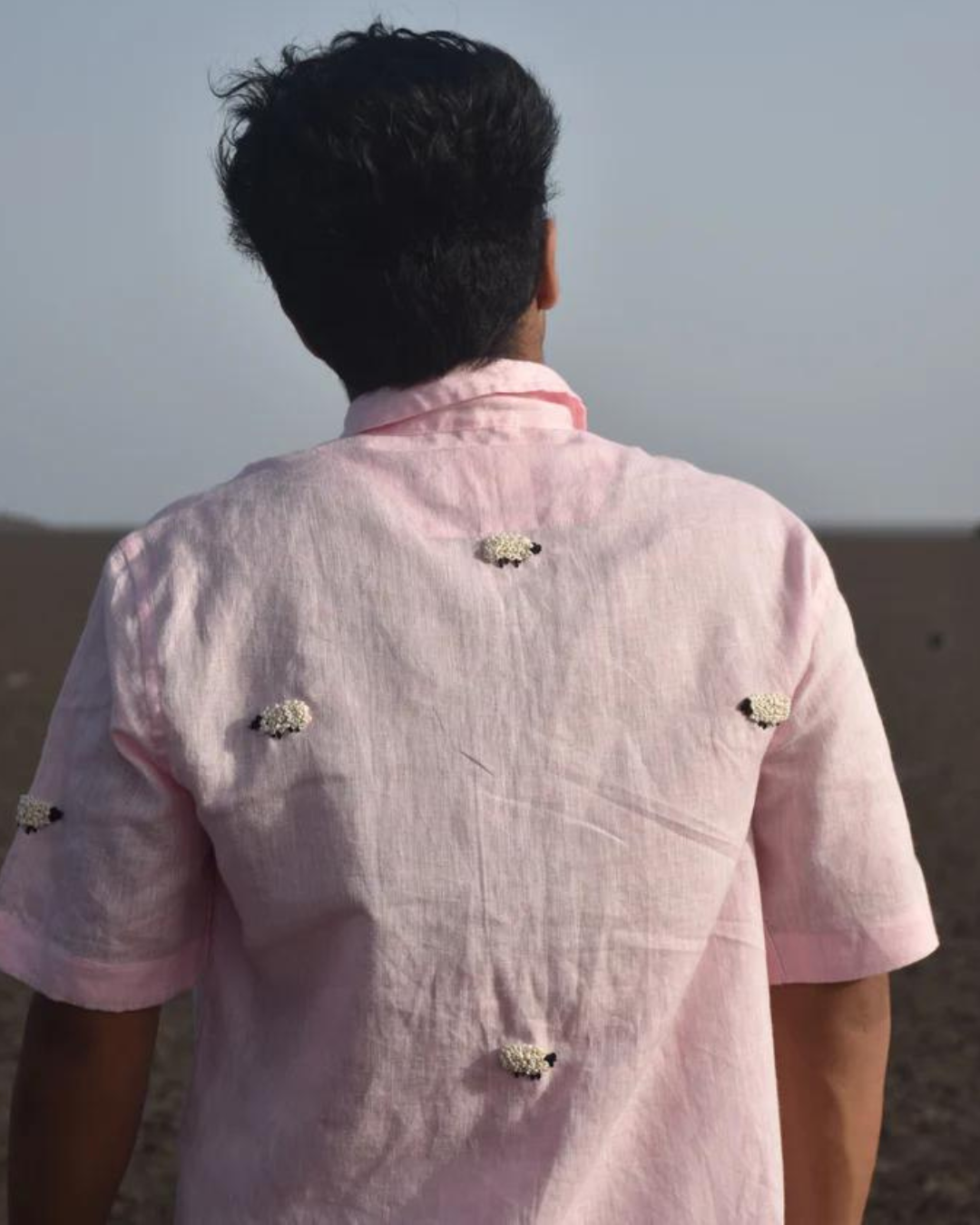 Pink sheep shirt