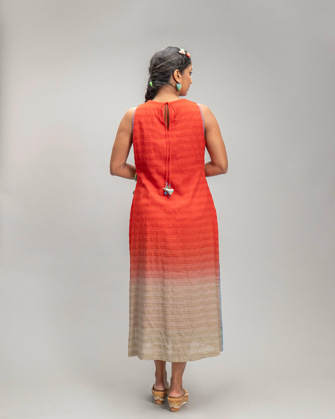 Belisantha Coral Ombre Shift Dress