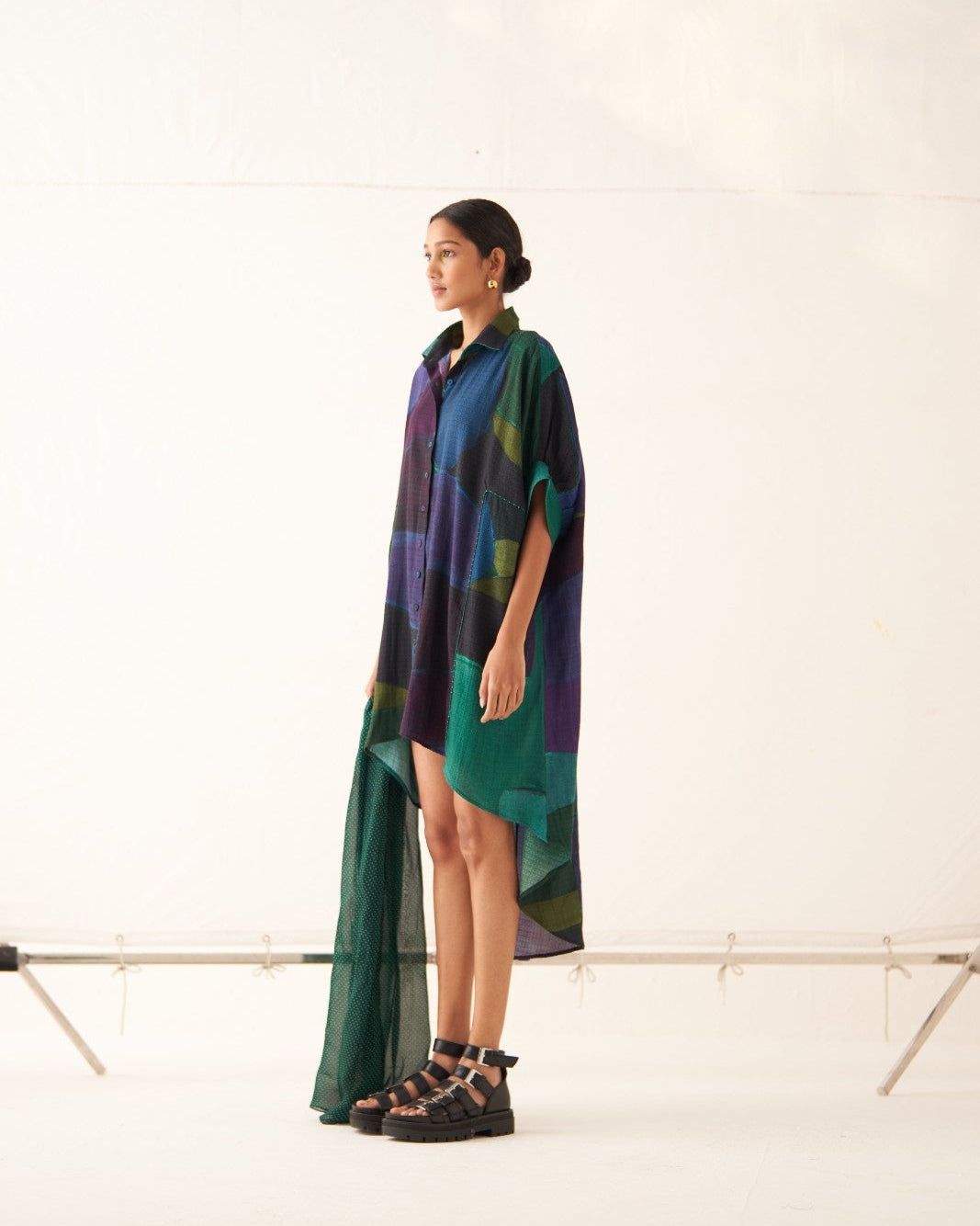 Time warp Asym Dress