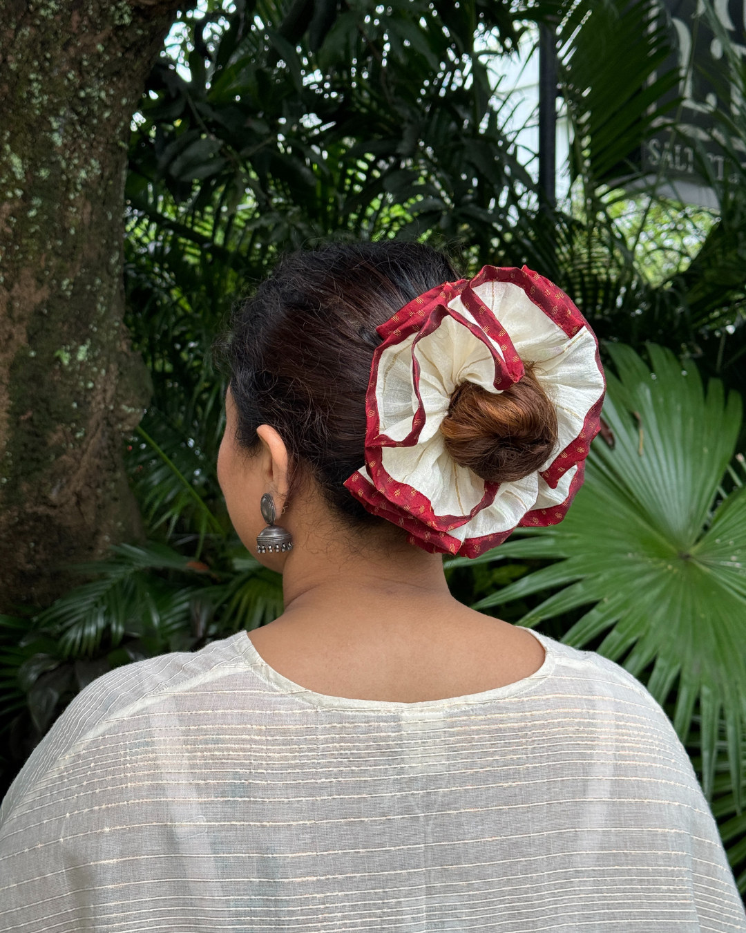 Handmade Cotton Hair Scrunchie