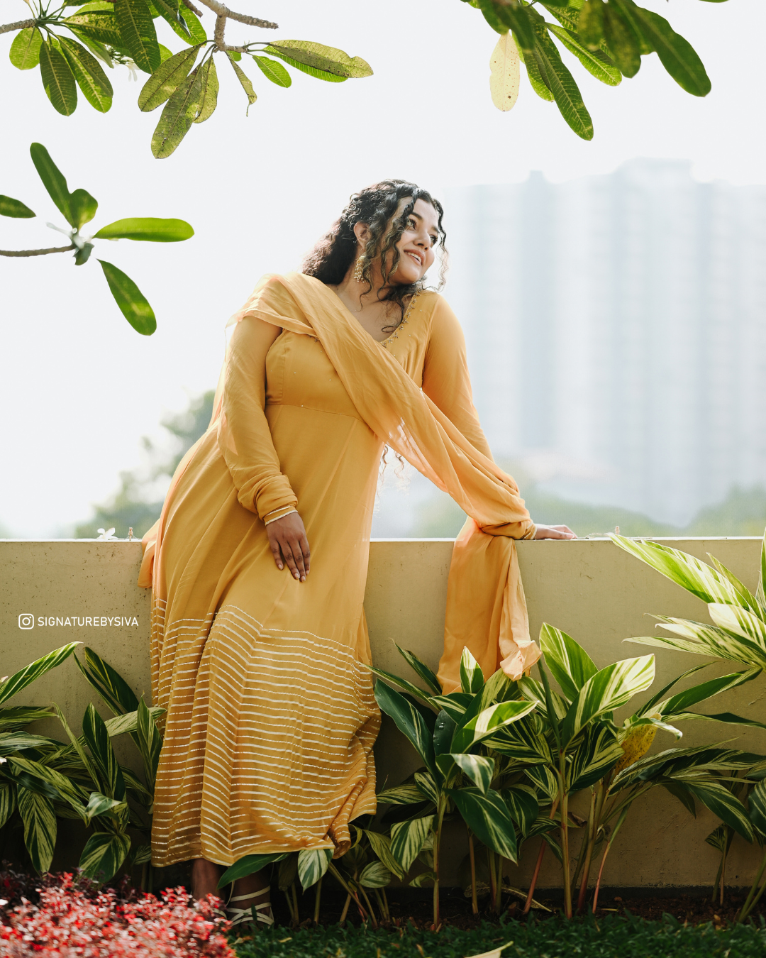 Sun-Kissed Elegance Anarkali