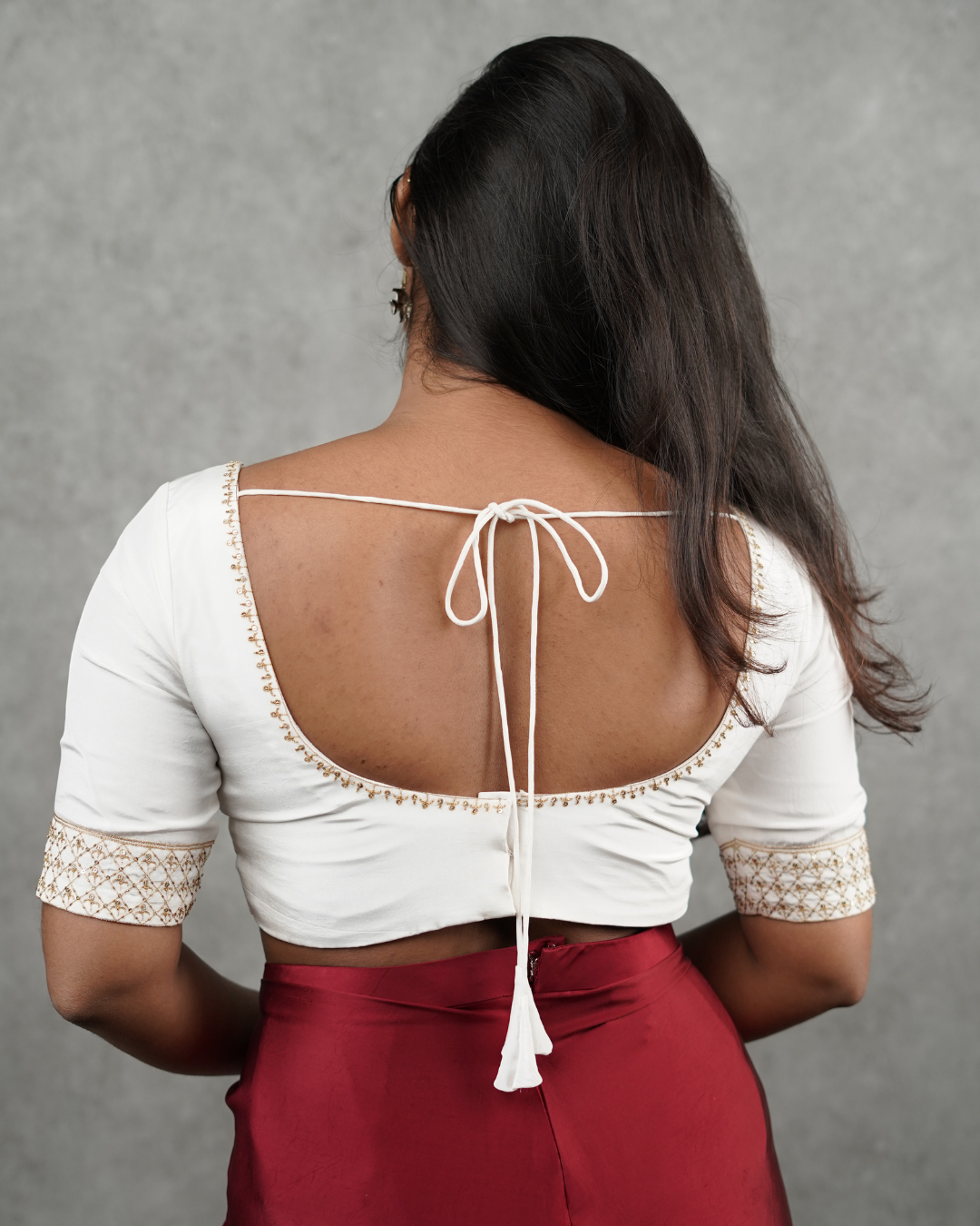 Sharmili white blouse