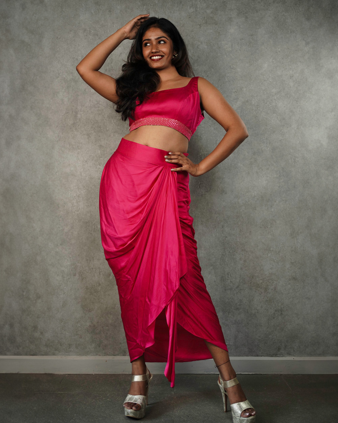 Rani Pink Cocktail Co-ord Set
