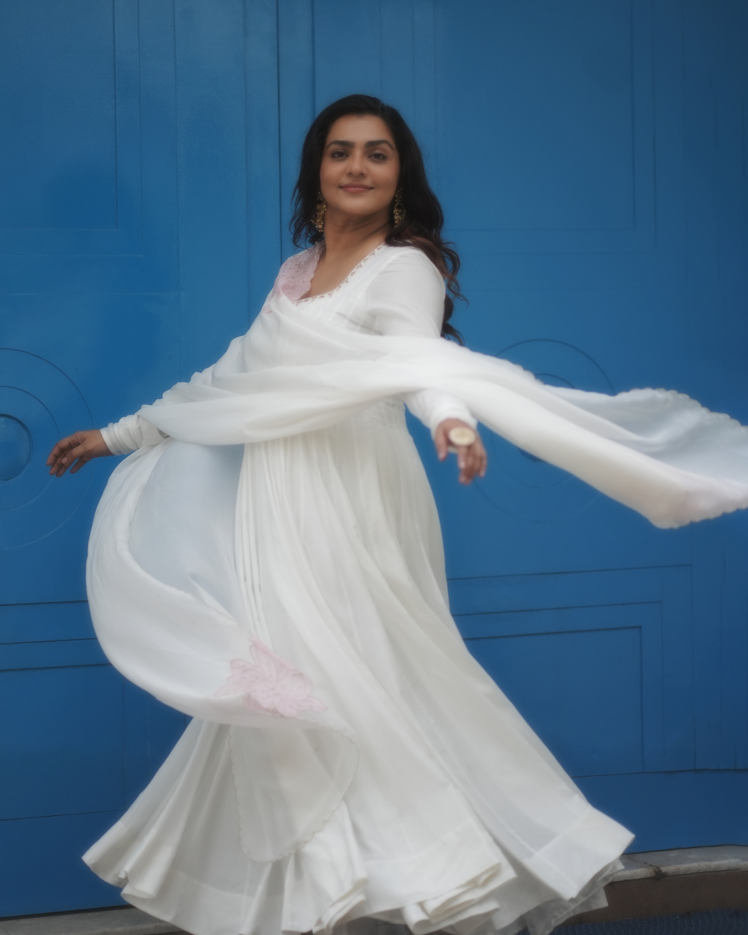 Floral Elegance Anarkali