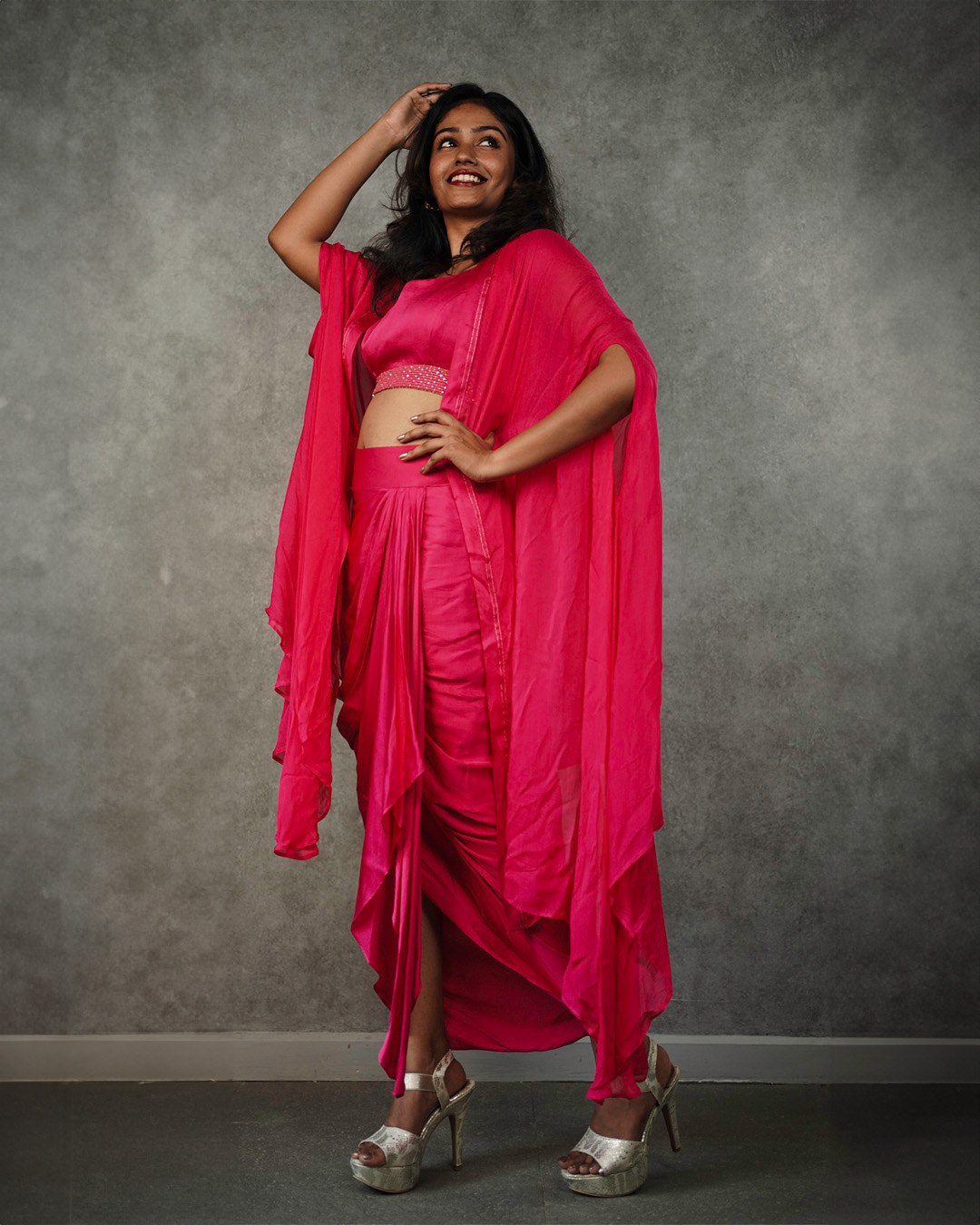 Rani Pink Cocktail Co-ord Set