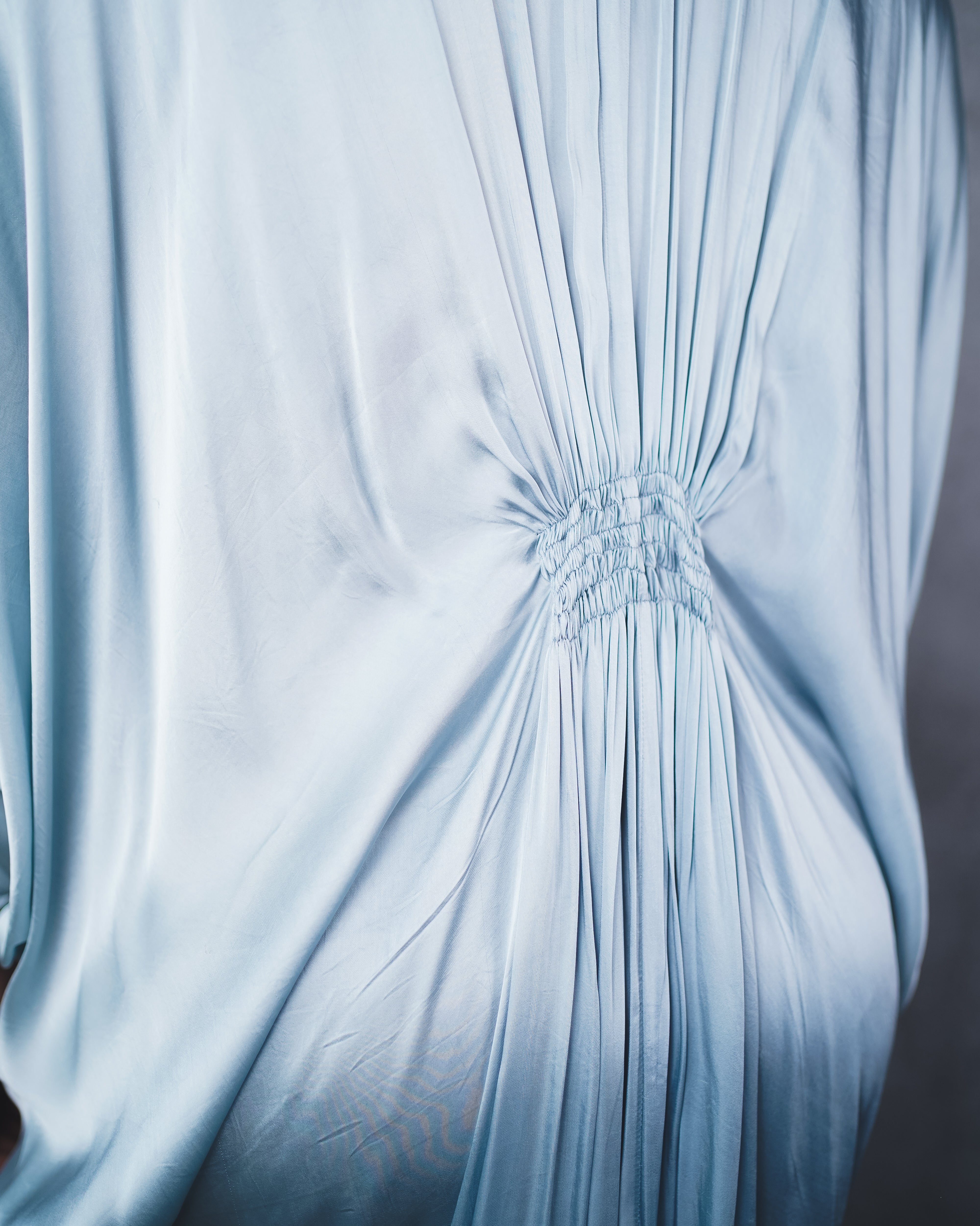 Powder Blue Tie-up kaftan
