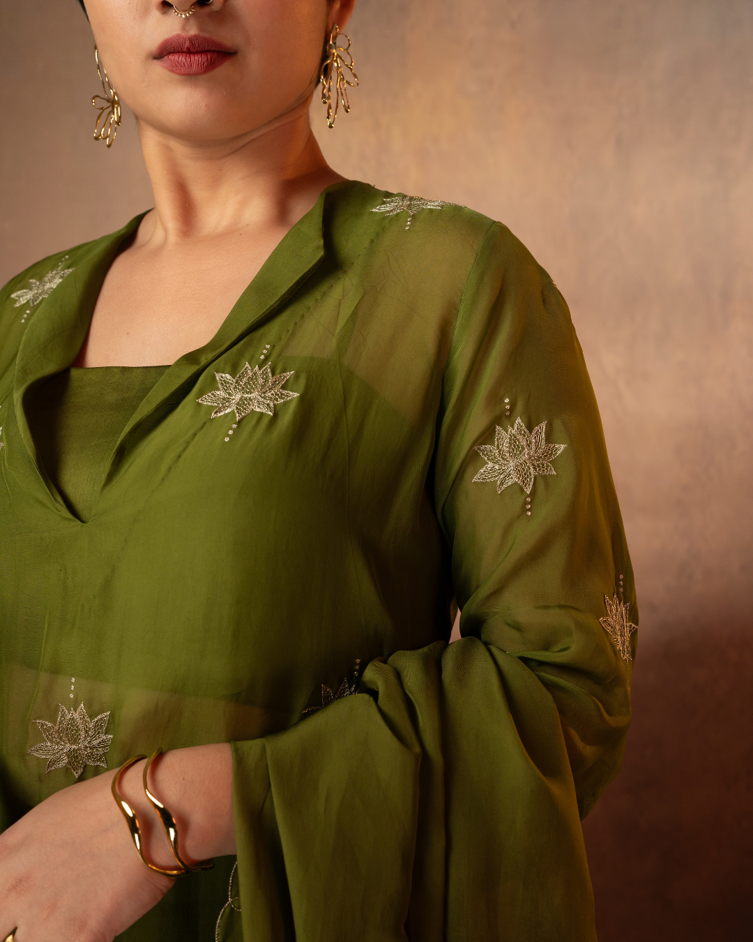 Anantika | Olive Green Kurta