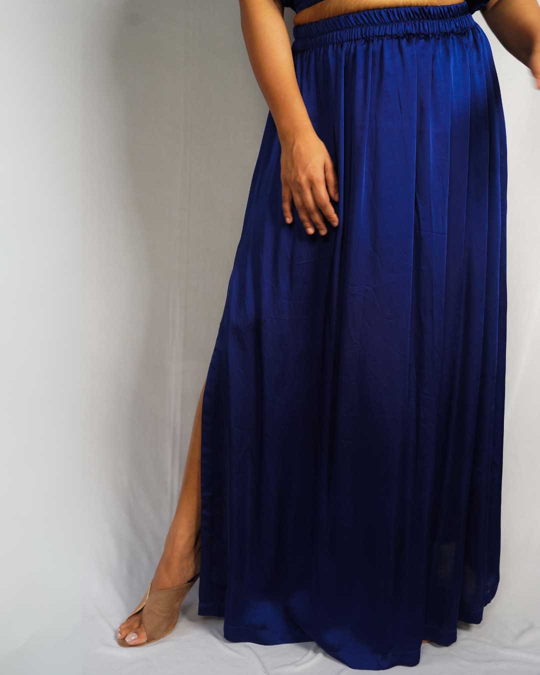 Midnight Blues Skirt Set