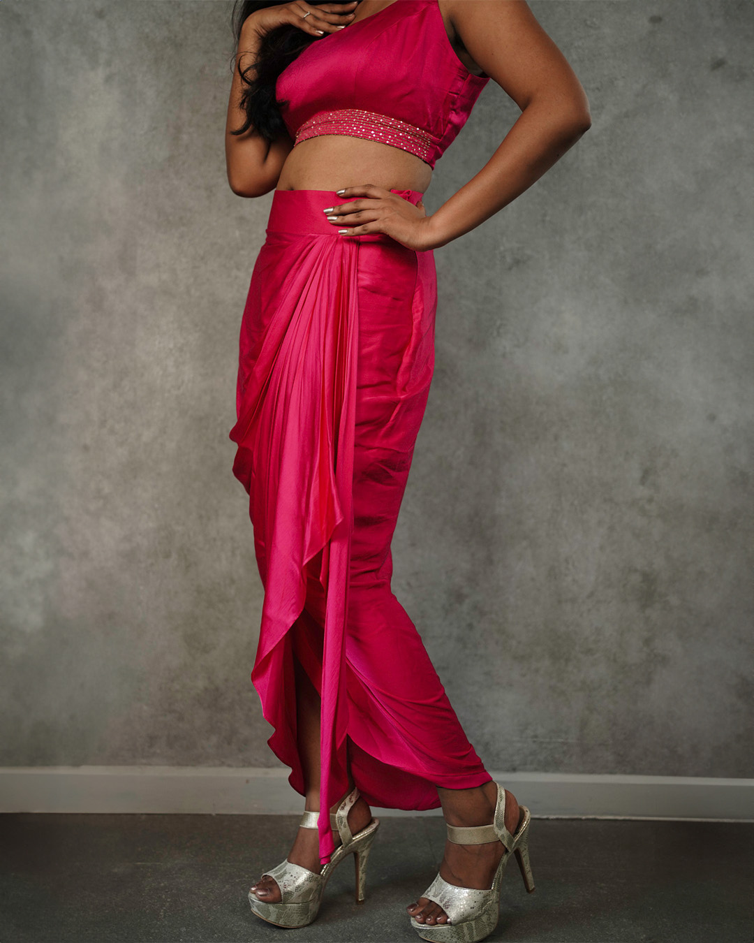Rani Pink Cocktail Co-ord Set