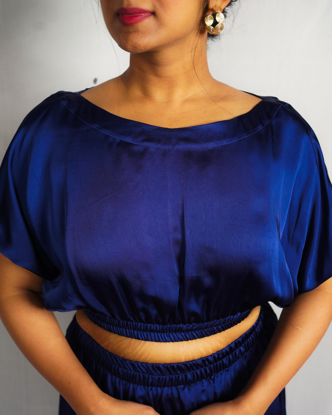 Midnight Blues Skirt Set