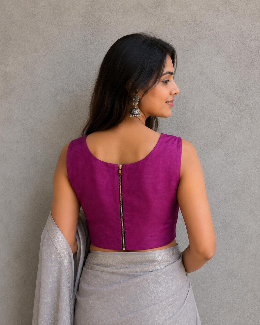 Purple blouse