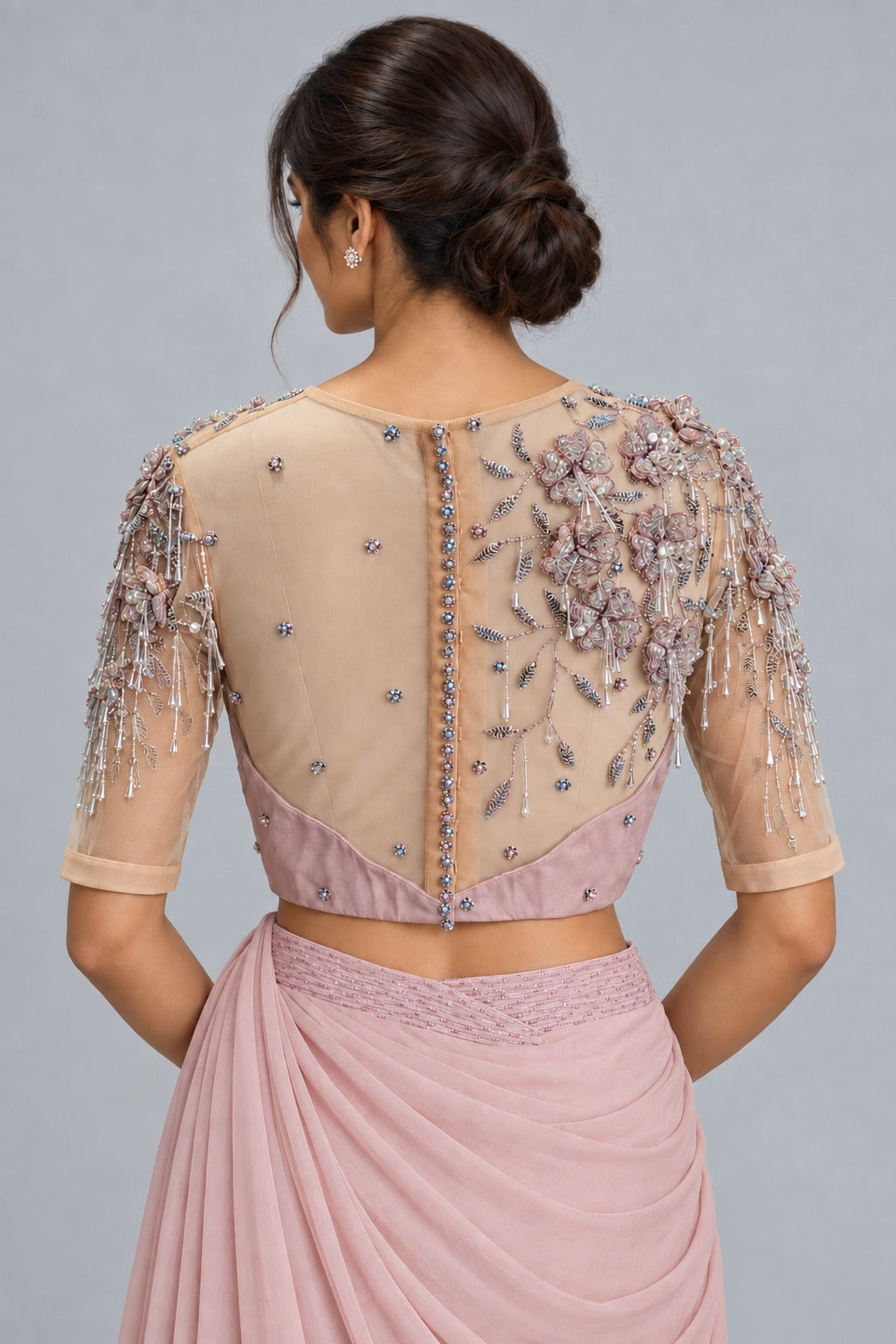 Elowen Lavender Pink Embellished Blouse