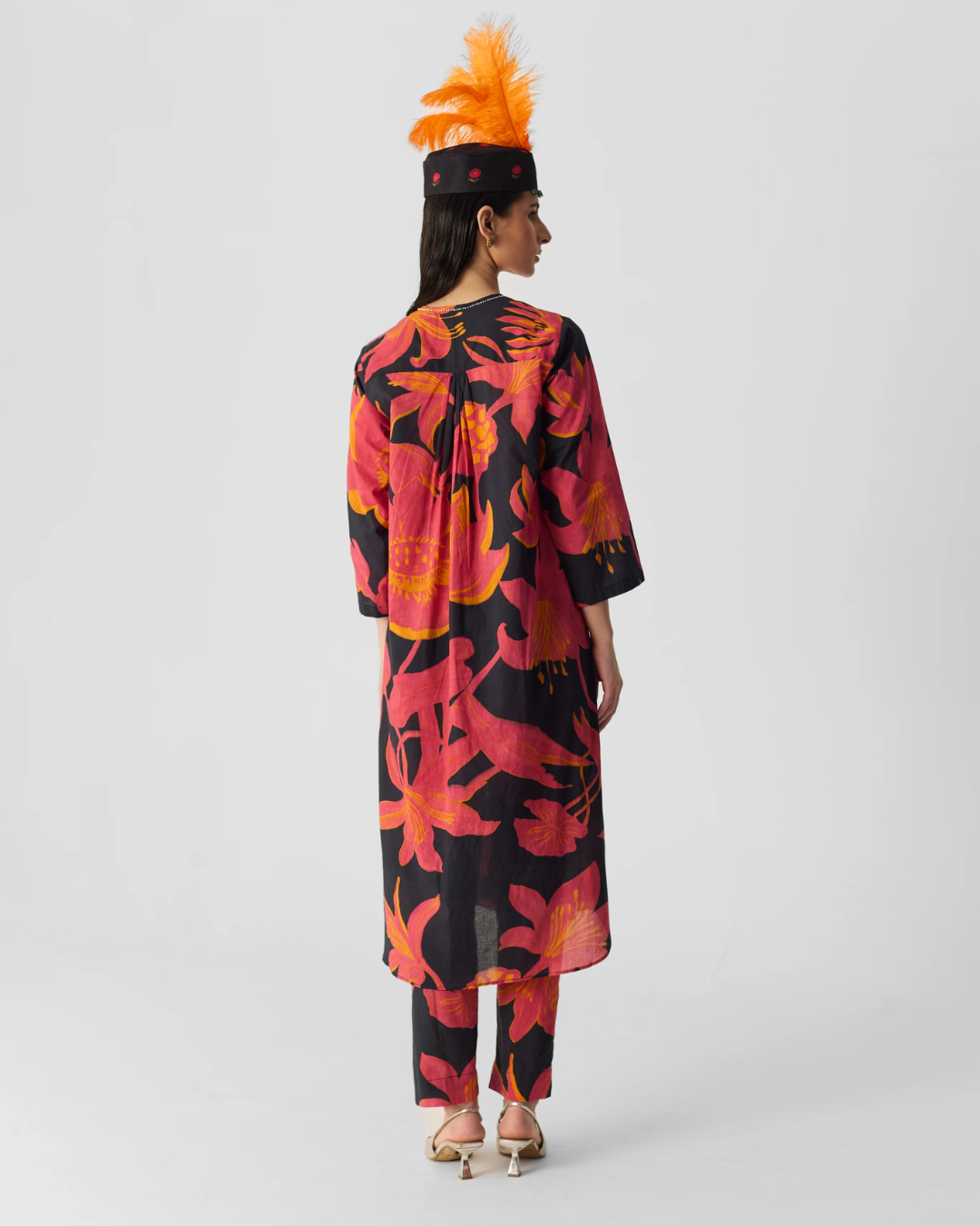 Lian Black Cotton & Kurta Set