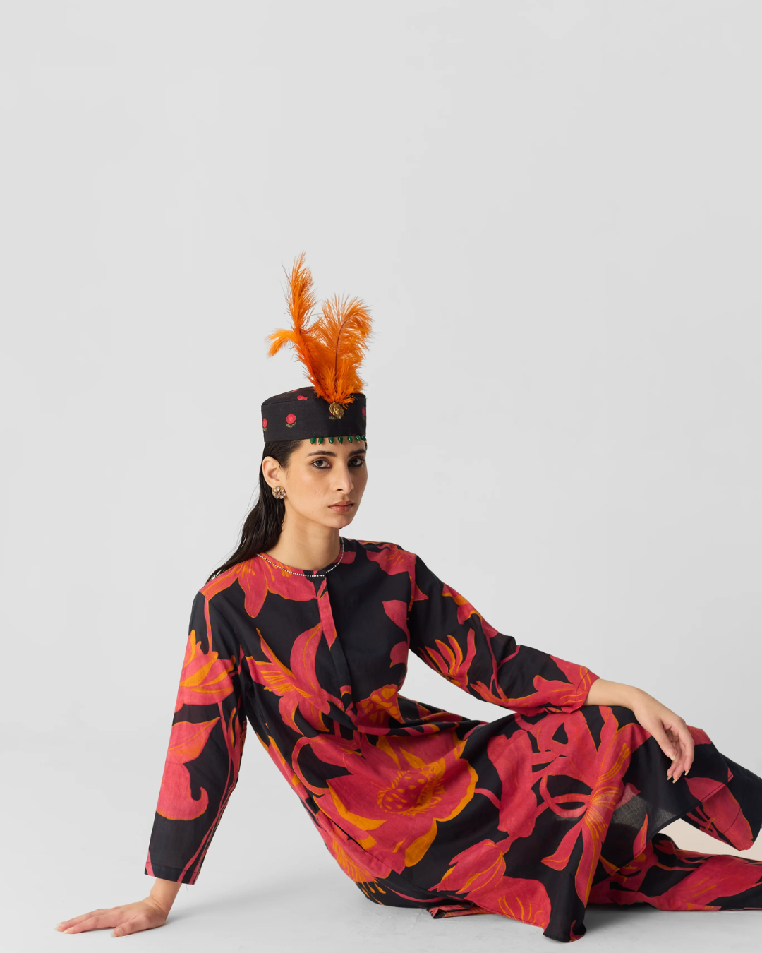 Lian Black Cotton & Kurta Set