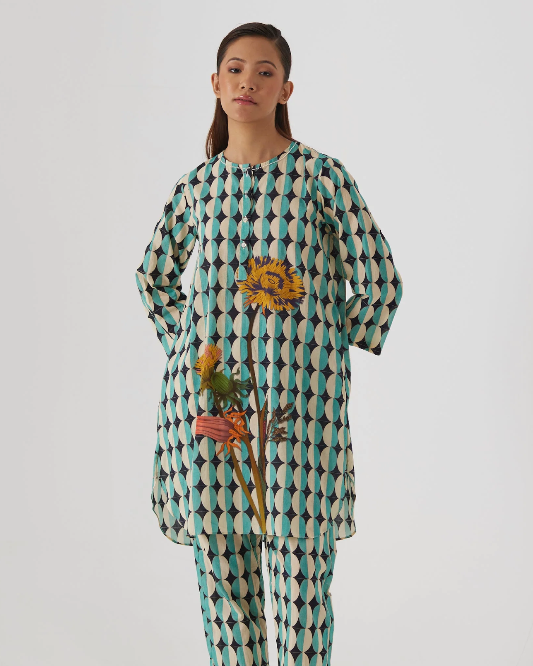 Gifu Short Cotton Kurta Set
