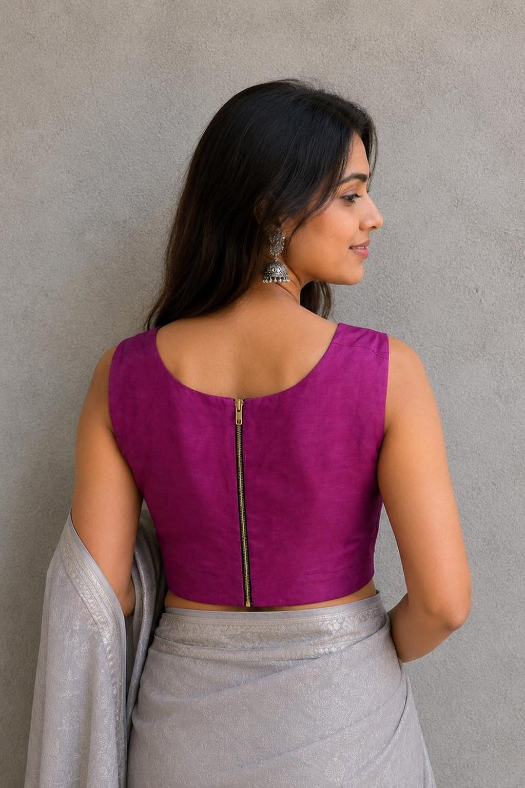 Purple blouse