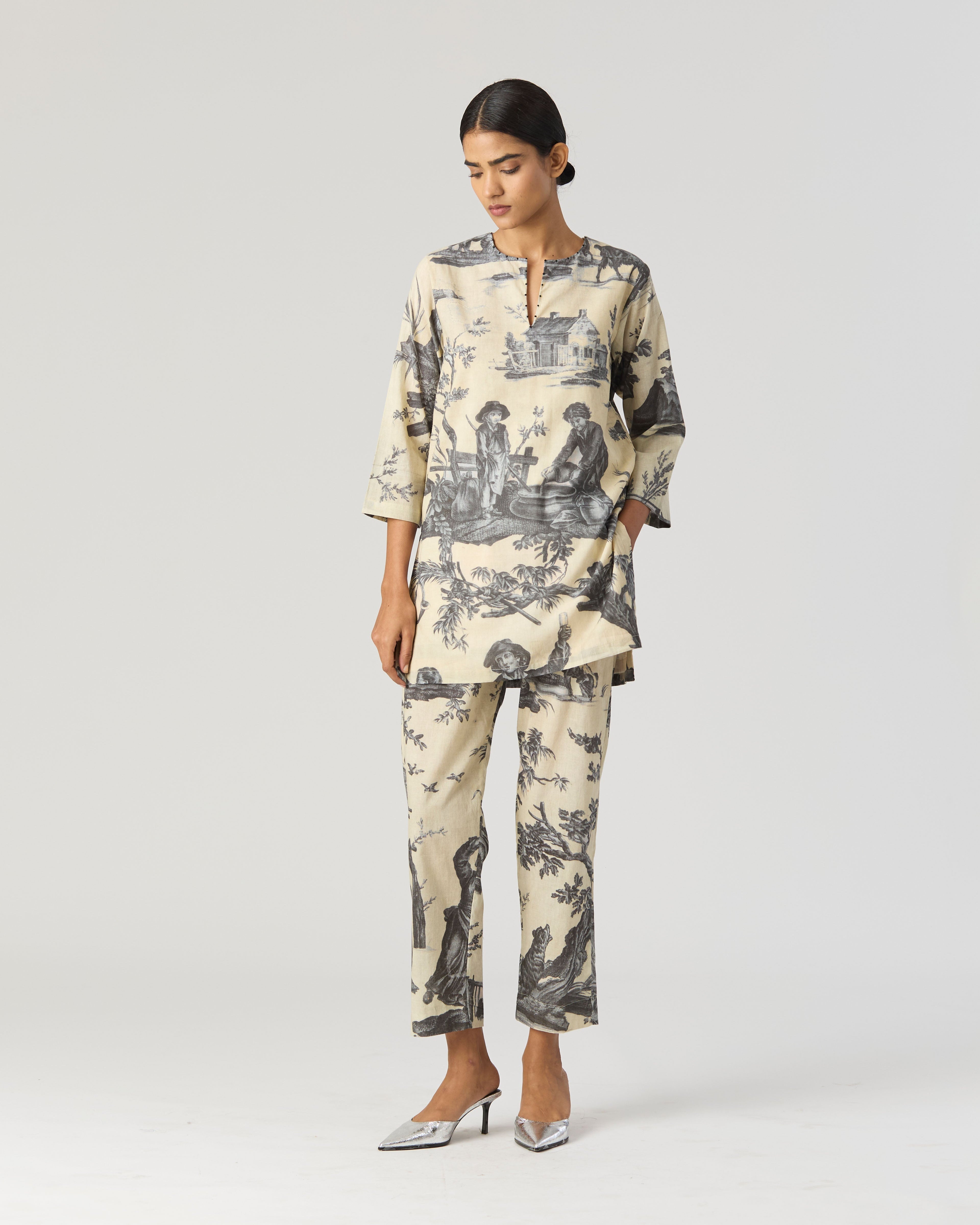 Festa Short Kurta Set