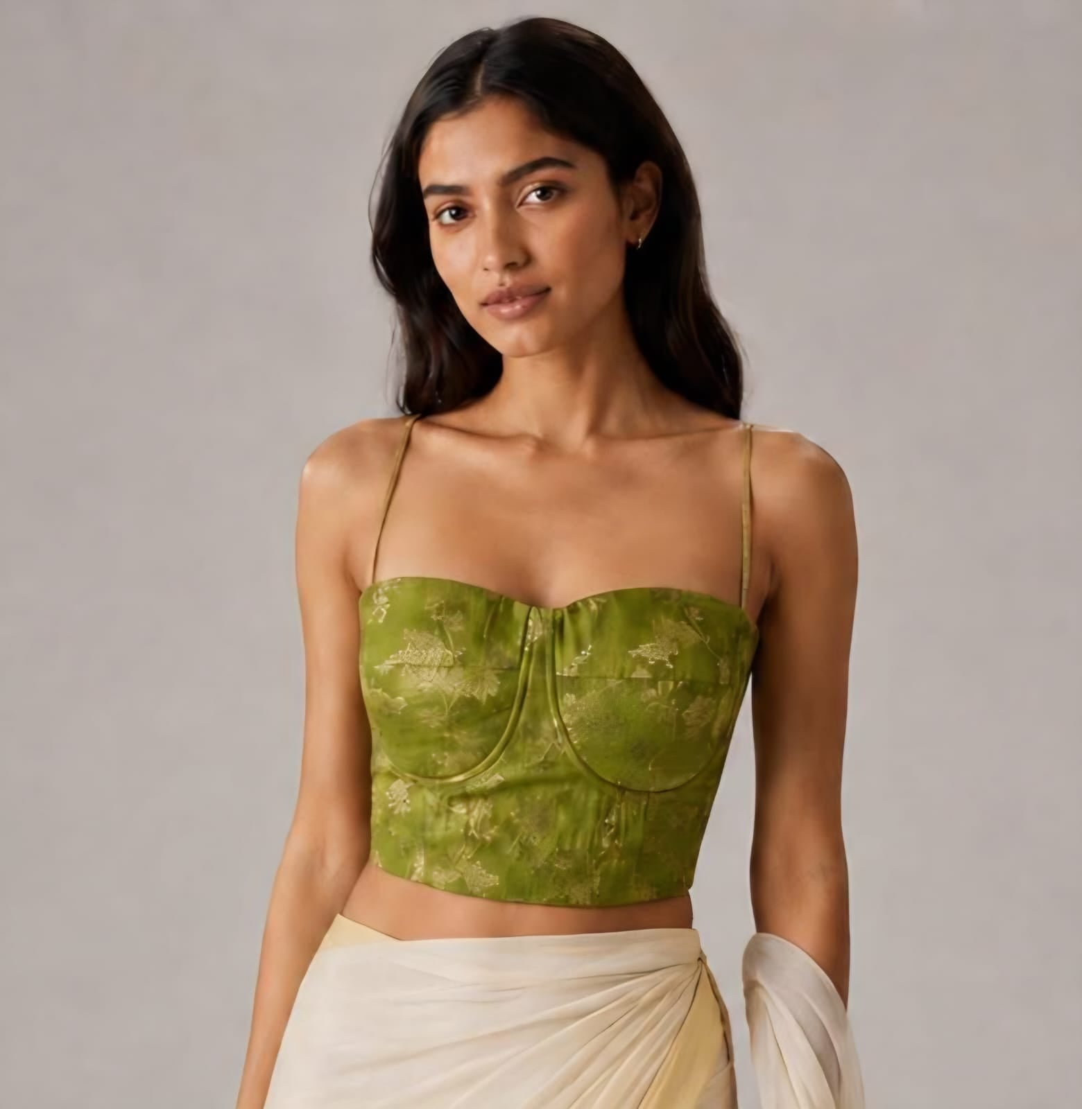 SANVI GREEN CORSET