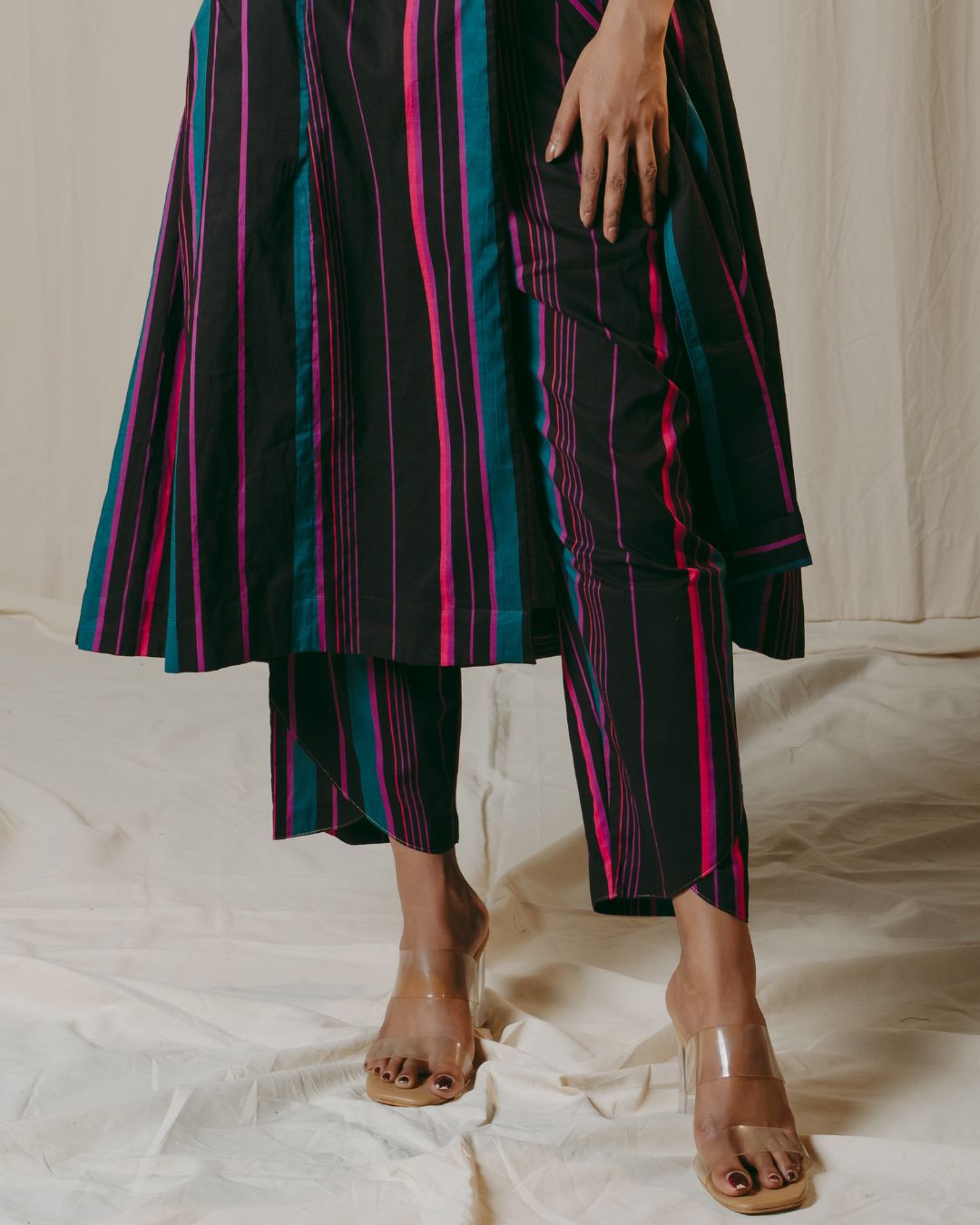 Lisette cotton stripes pants