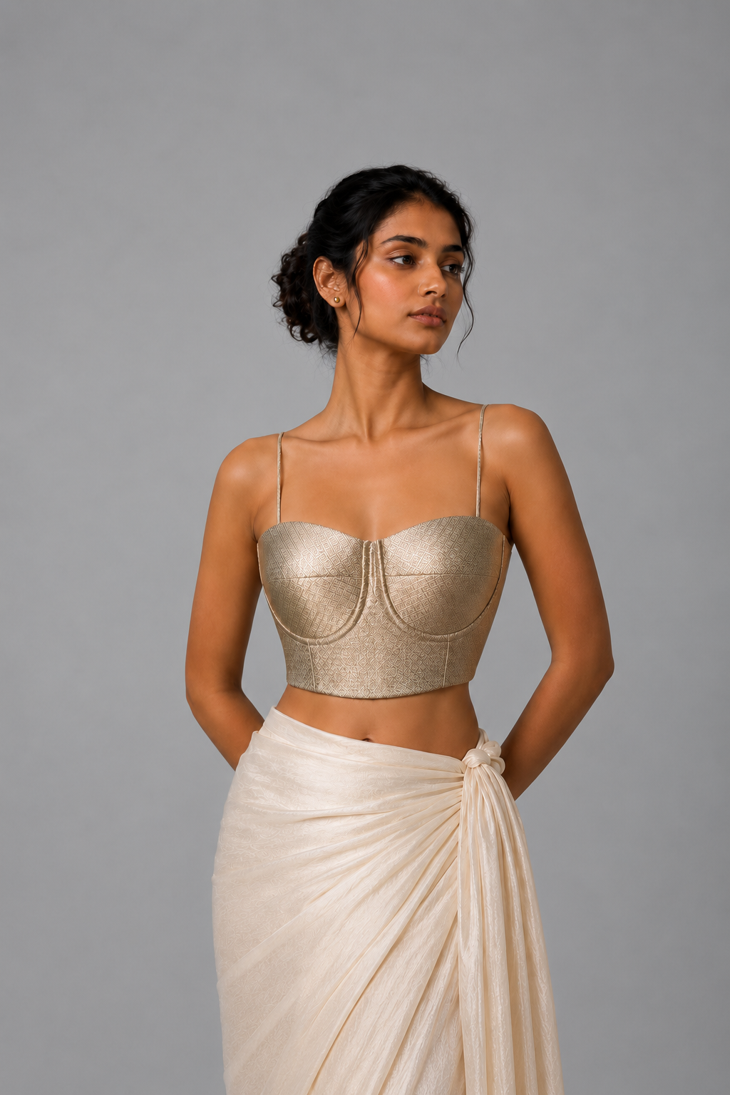Golden Brocade Corset