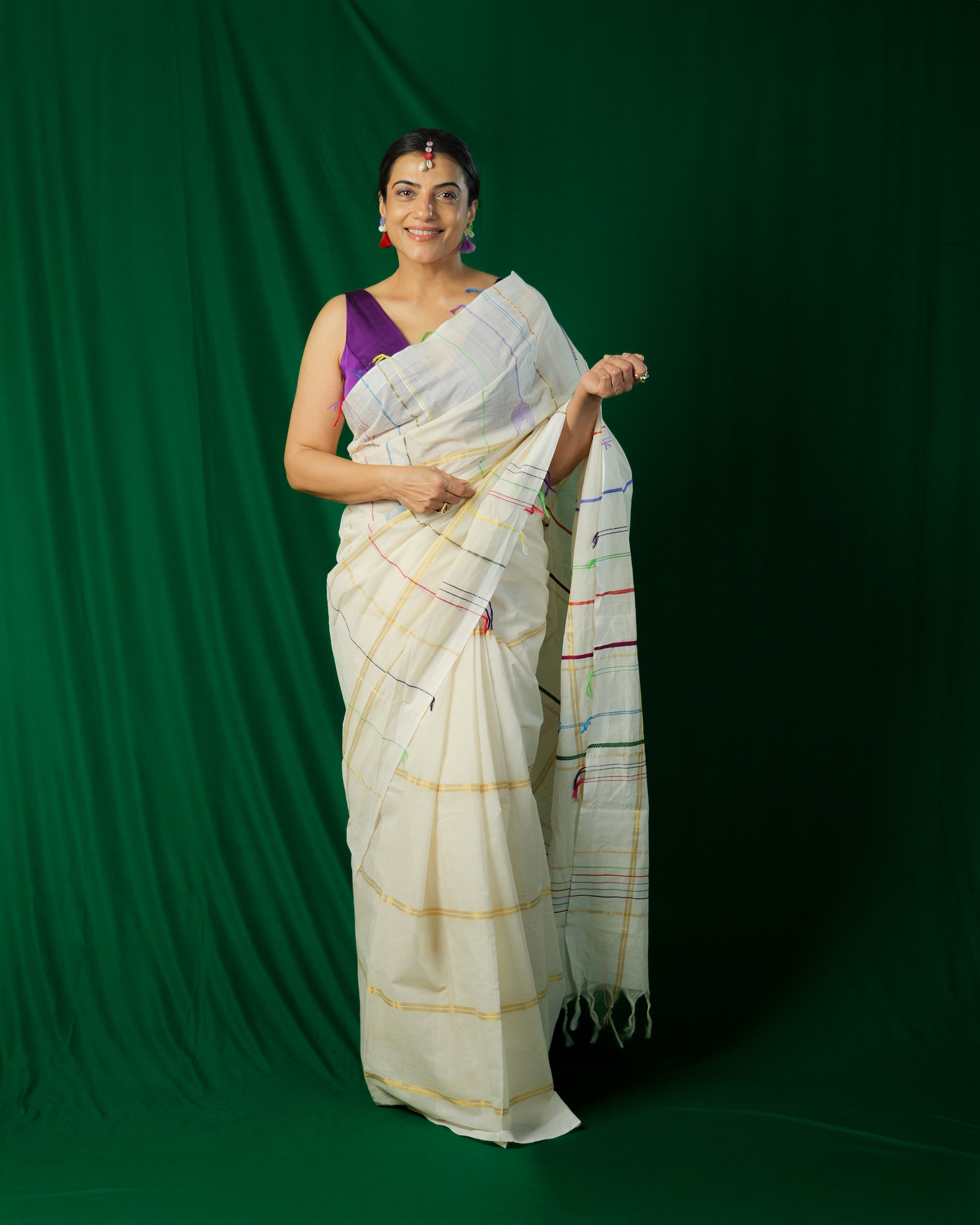 Nalini Thoranam Kasavu Saree