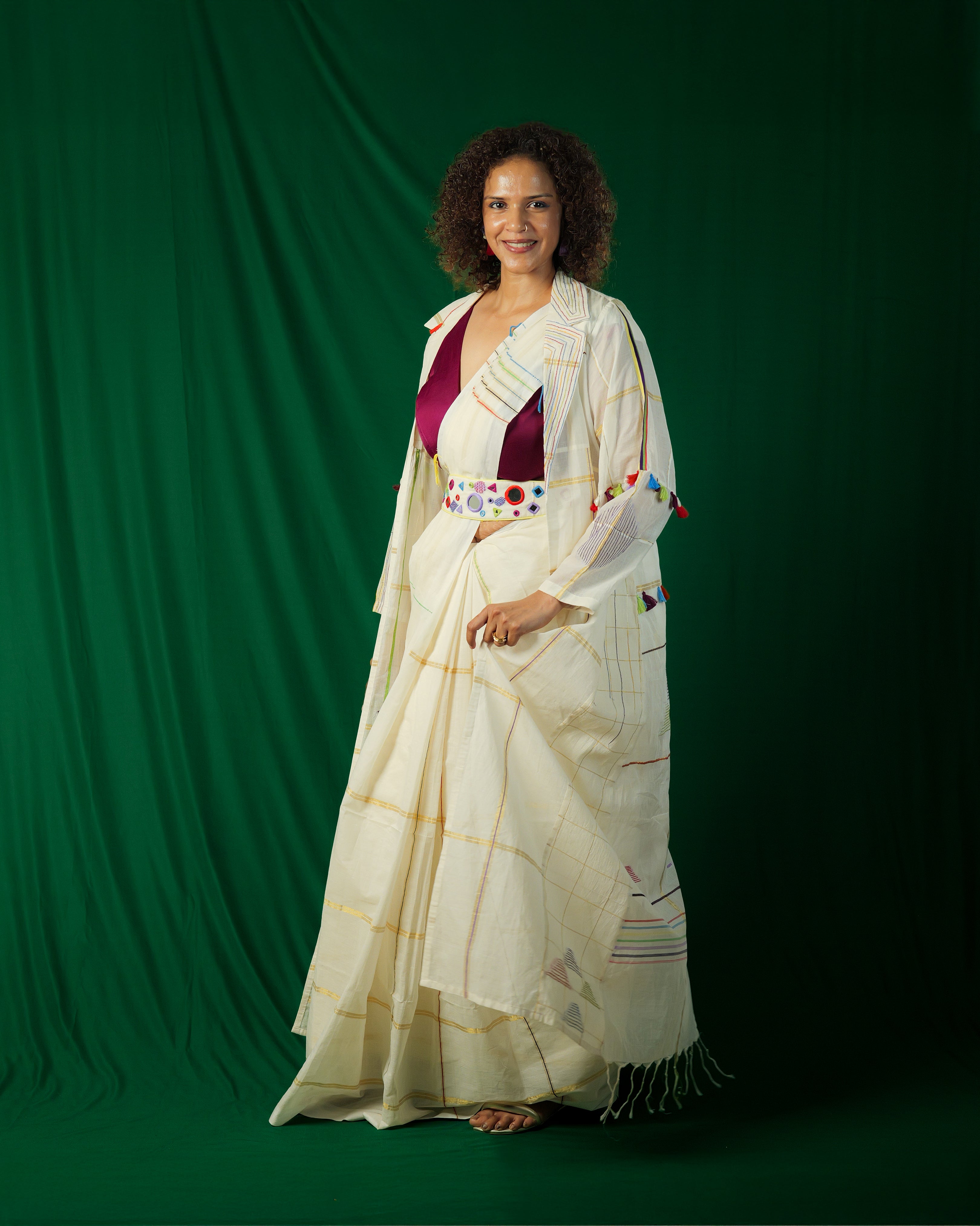 Karthiyayini Notch Collar Jacket
