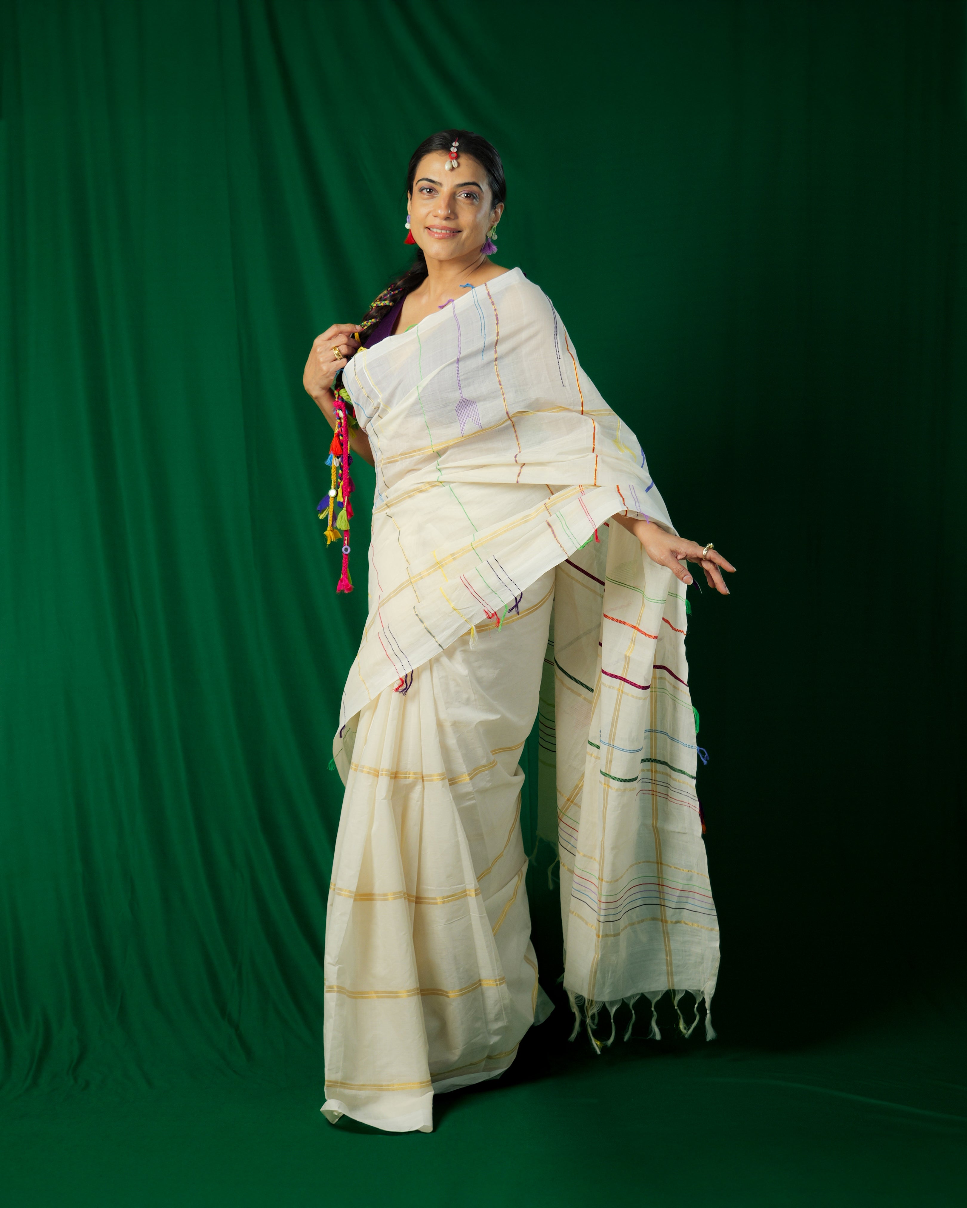 Nalini Thoranam Kasavu Saree