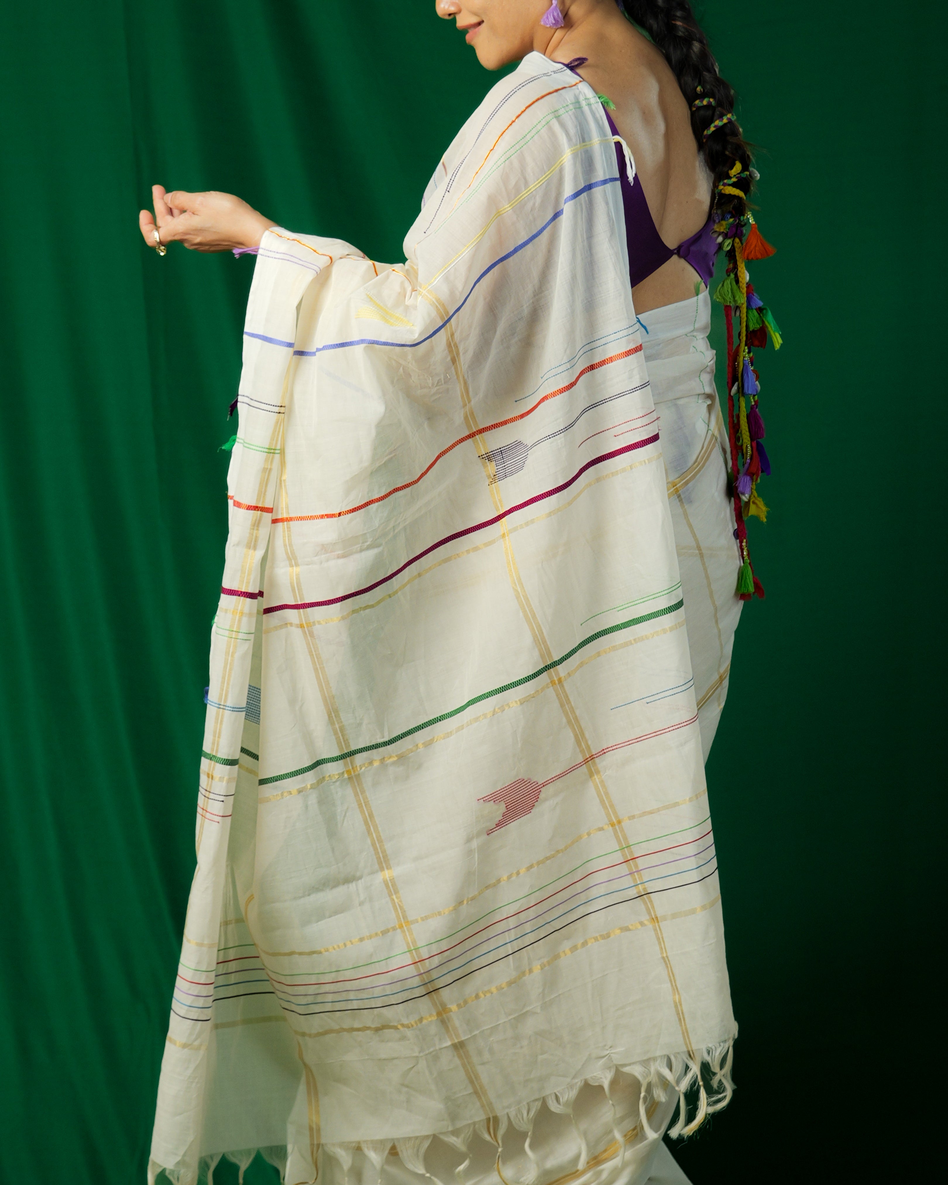 Nalini Thoranam Kasavu Saree