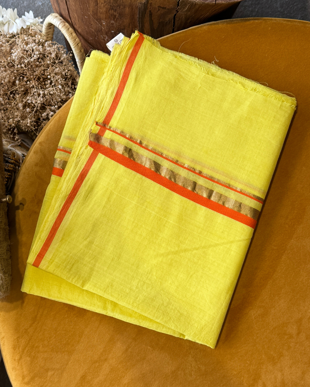Buttercup Yellow Dhoti