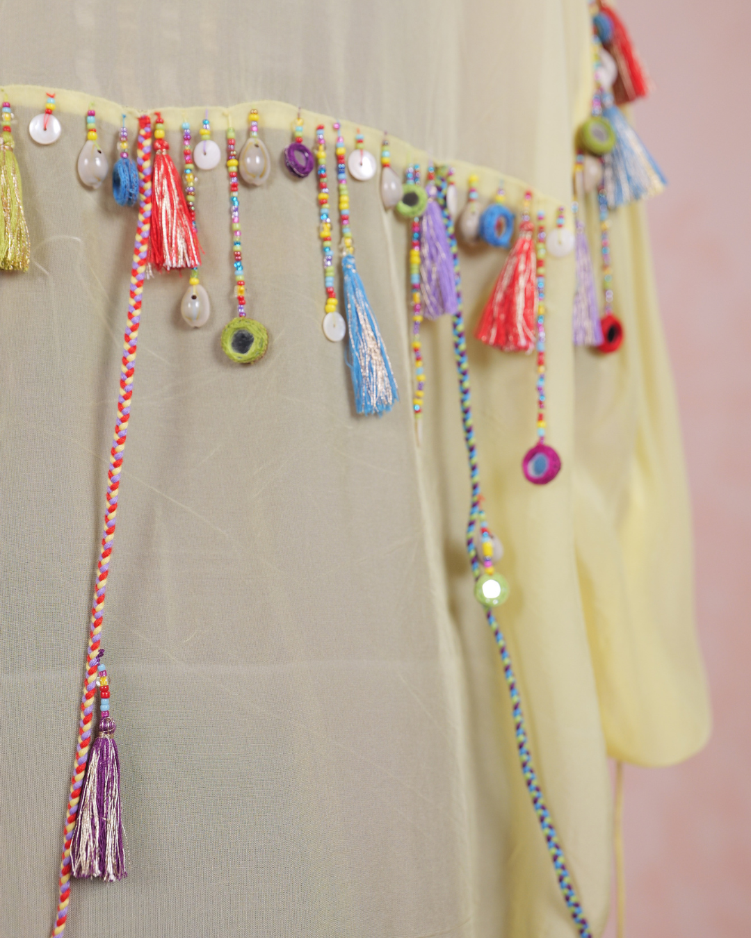 Aneya Yellow Organza Jacket