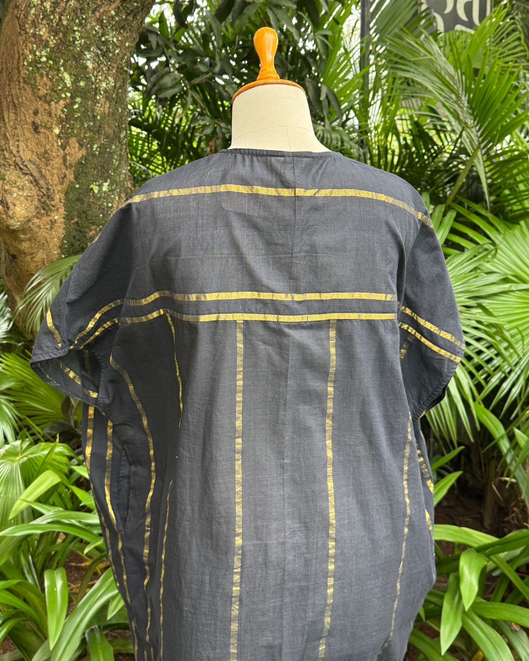 Black Kasavu Kaftan