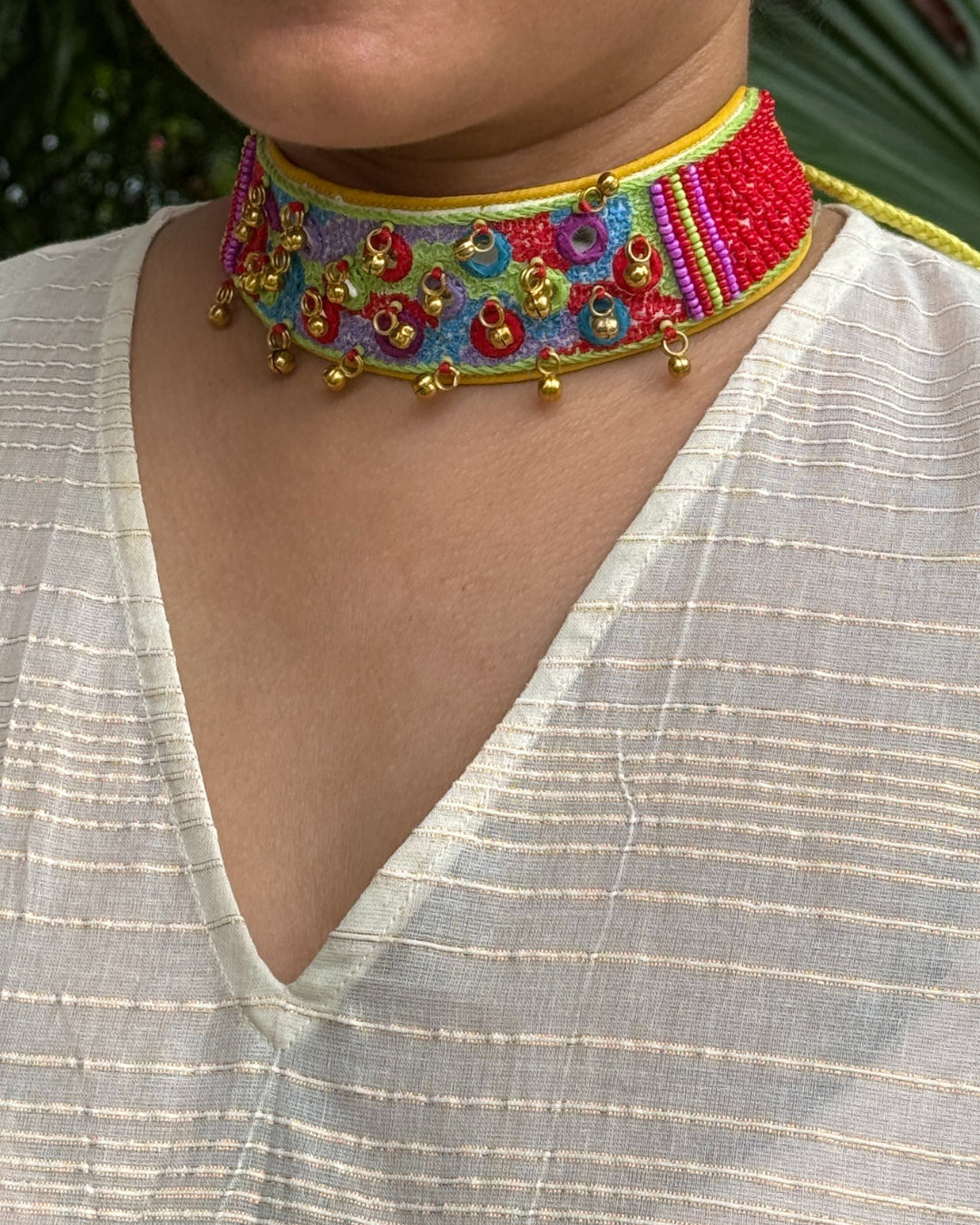 Saavitri Multicolor beaded Choker