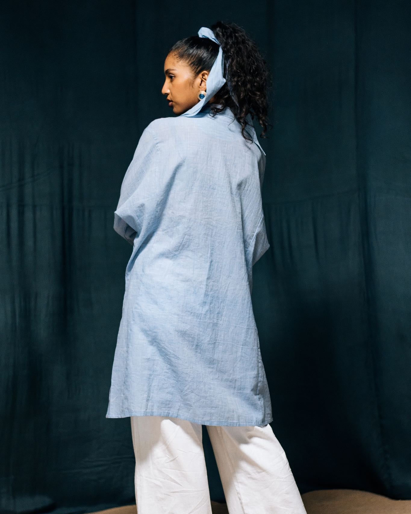 Anila - Blue Chambray Shirt