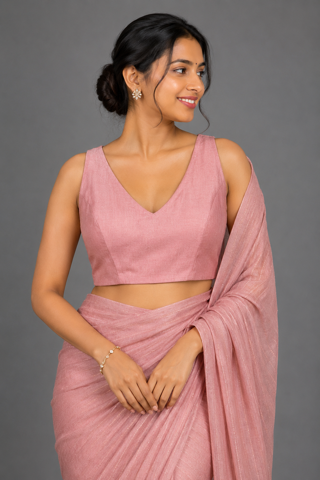 Linen Satin Blouse