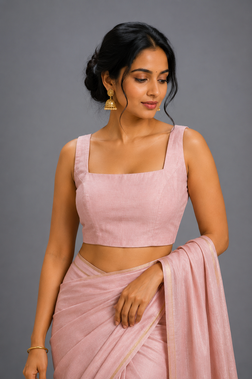 Mauve pink blouse