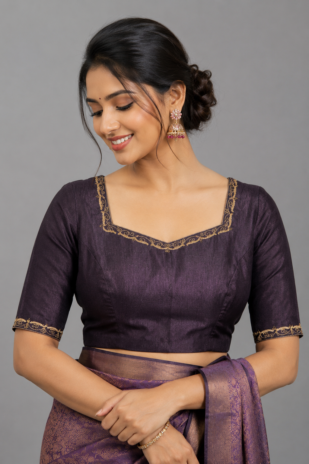 Russian silk blouse