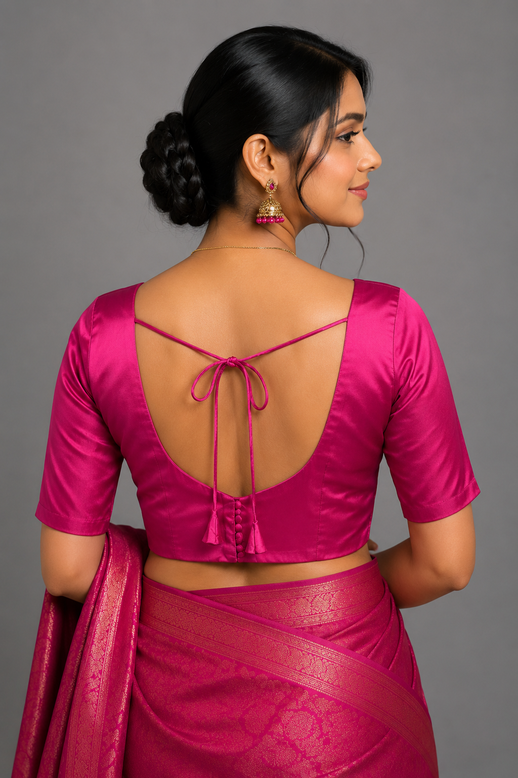 Modal silk pink Blouse