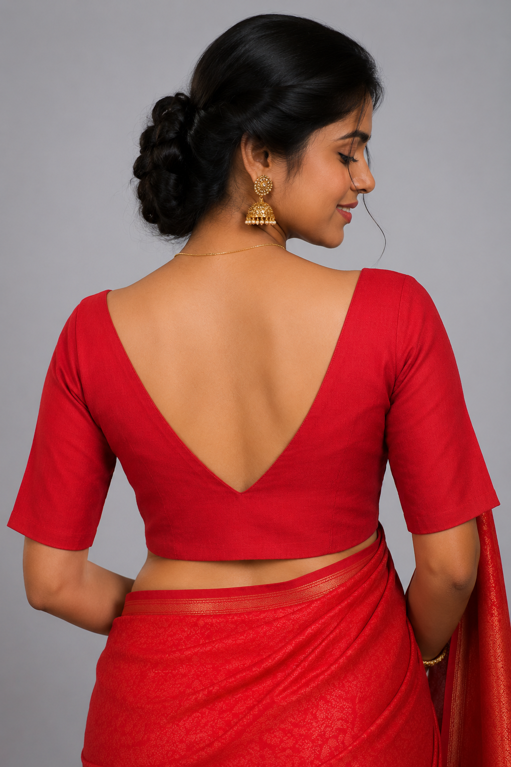 Front open blouse