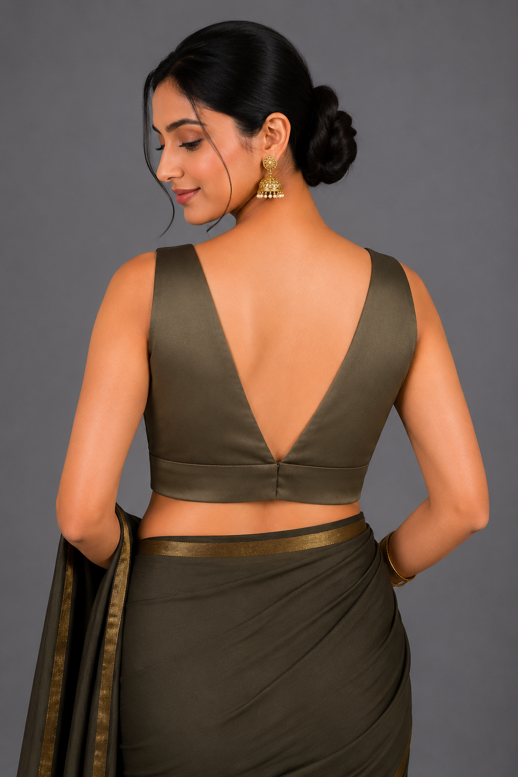Olive Green Blouse