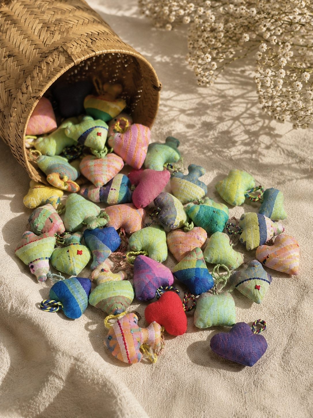 Multicolor Stuffed fish  button charms