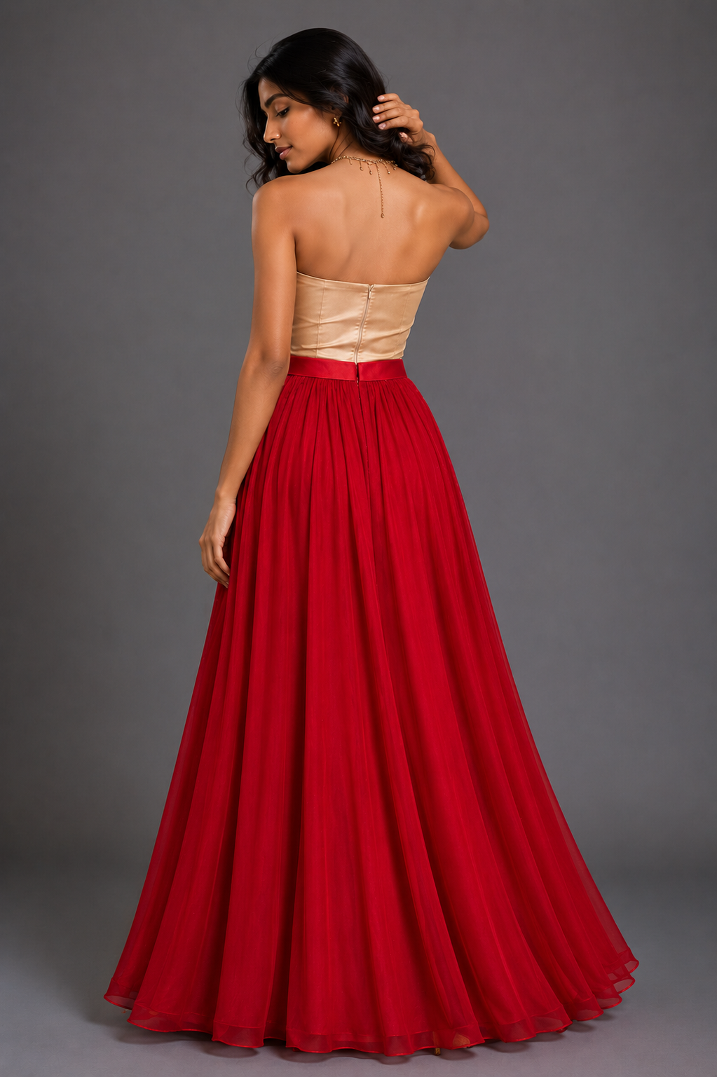 Rouge Lustre Skirt