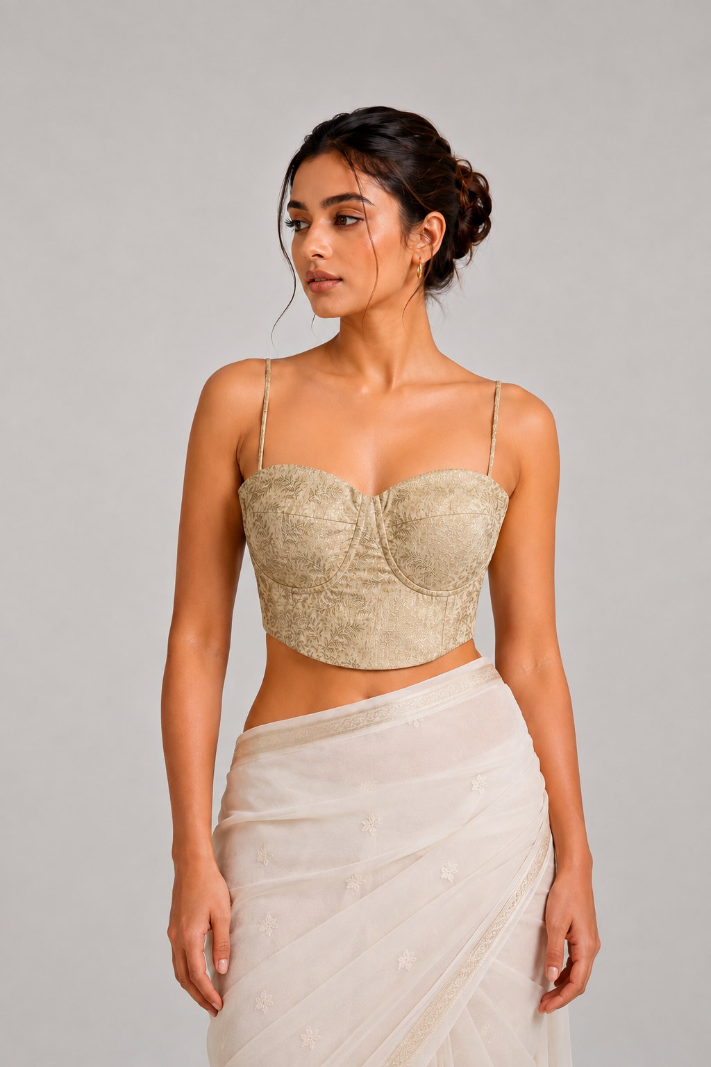 Biege Vine Corset